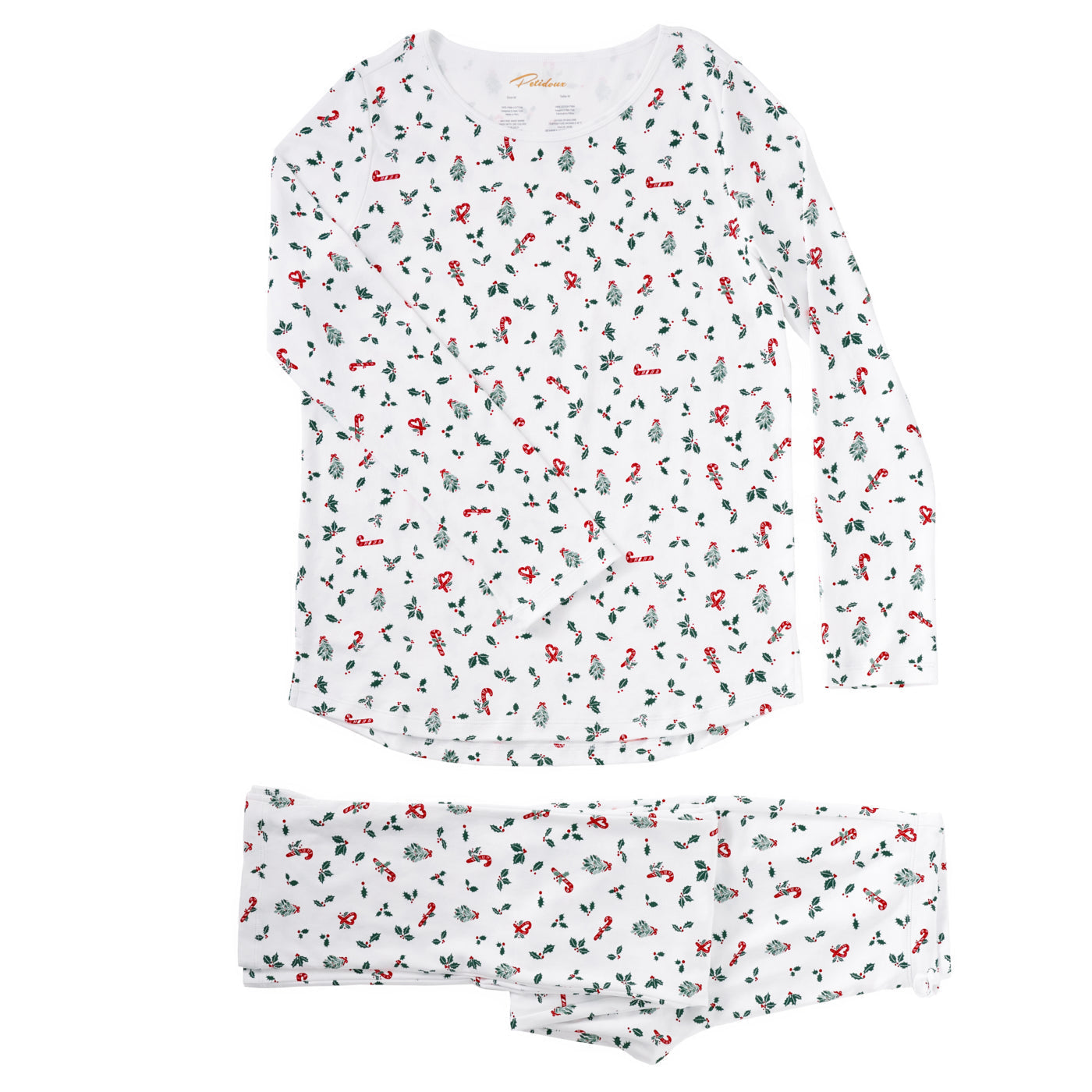 Adult Long Sleeve Pyjama Set - Jolly Hollies