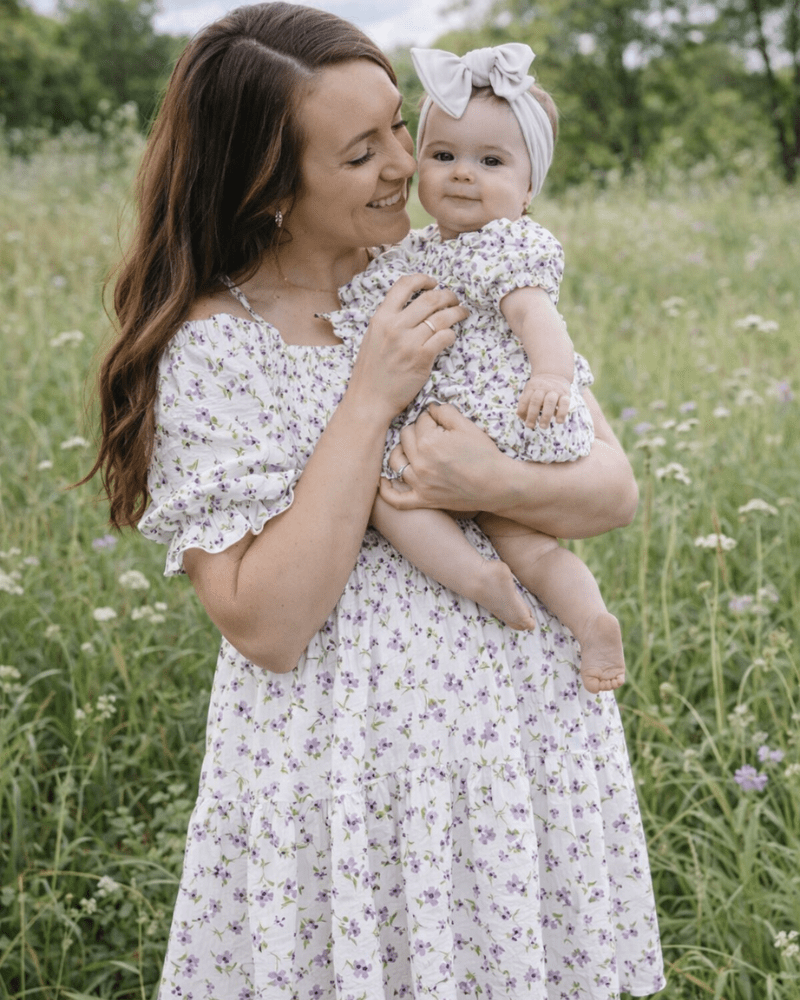 Katherine Dress - Lavender Floral