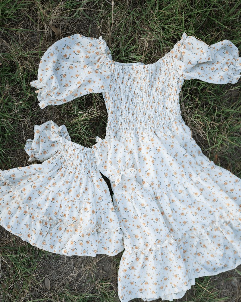 Katherine Dress - Yellow Floral
