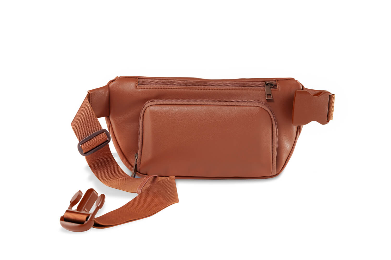Kibou Travel Diaper Bag - Brown Vegan Leather Bags Kibou   