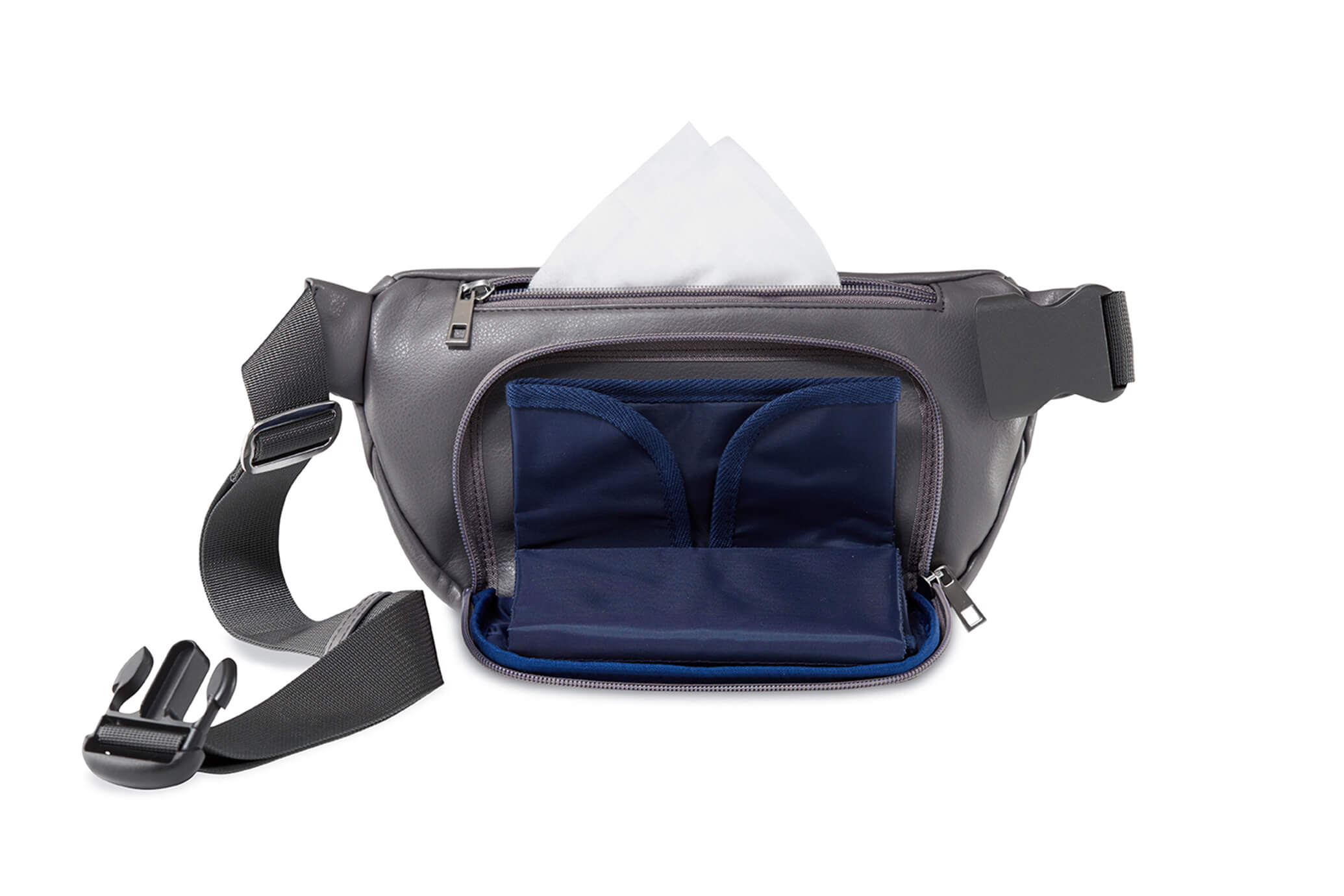 Kibou Travel Diaper Bag - Charcoal Diaper Bags Kibou   