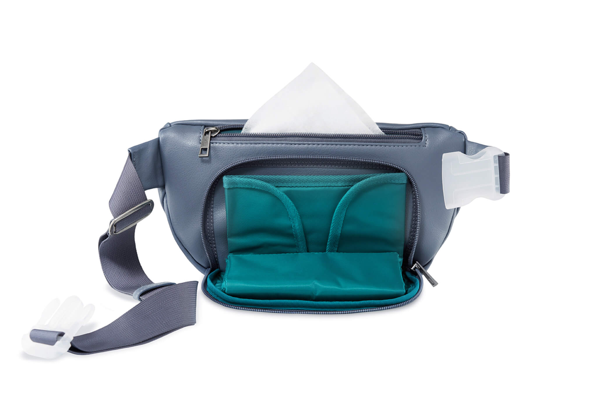 Kibou Travel Diaper Bag - Smoky Indigo Diaper Bags Kibou   
