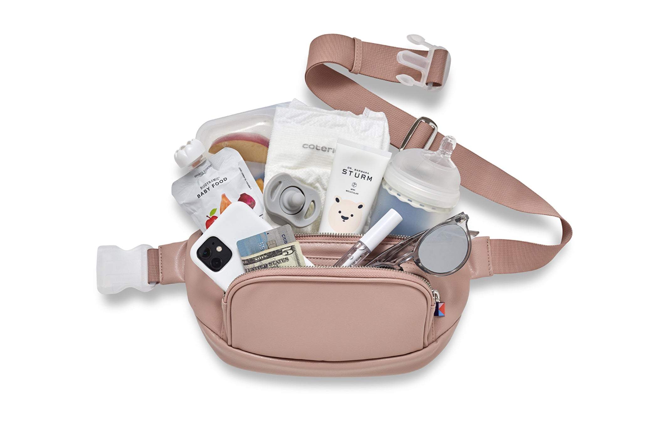 Kibou Travel Diaper Bag - Blush Diaper Bags Kibou   