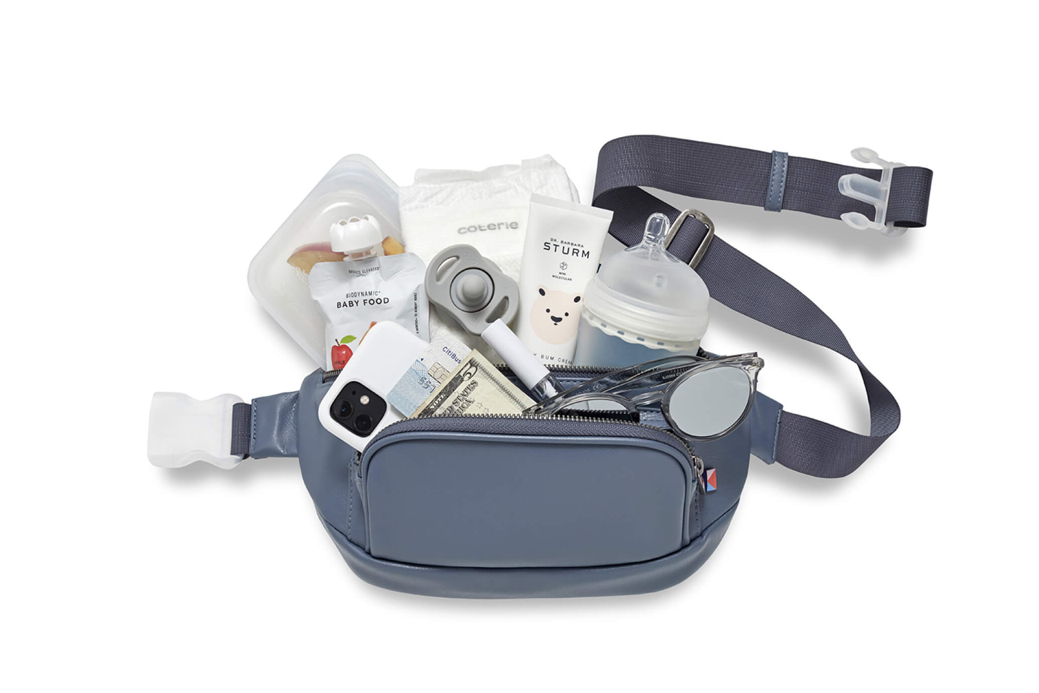 Kibou Travel Diaper Bag - Smoky Indigo Diaper Bags Kibou   