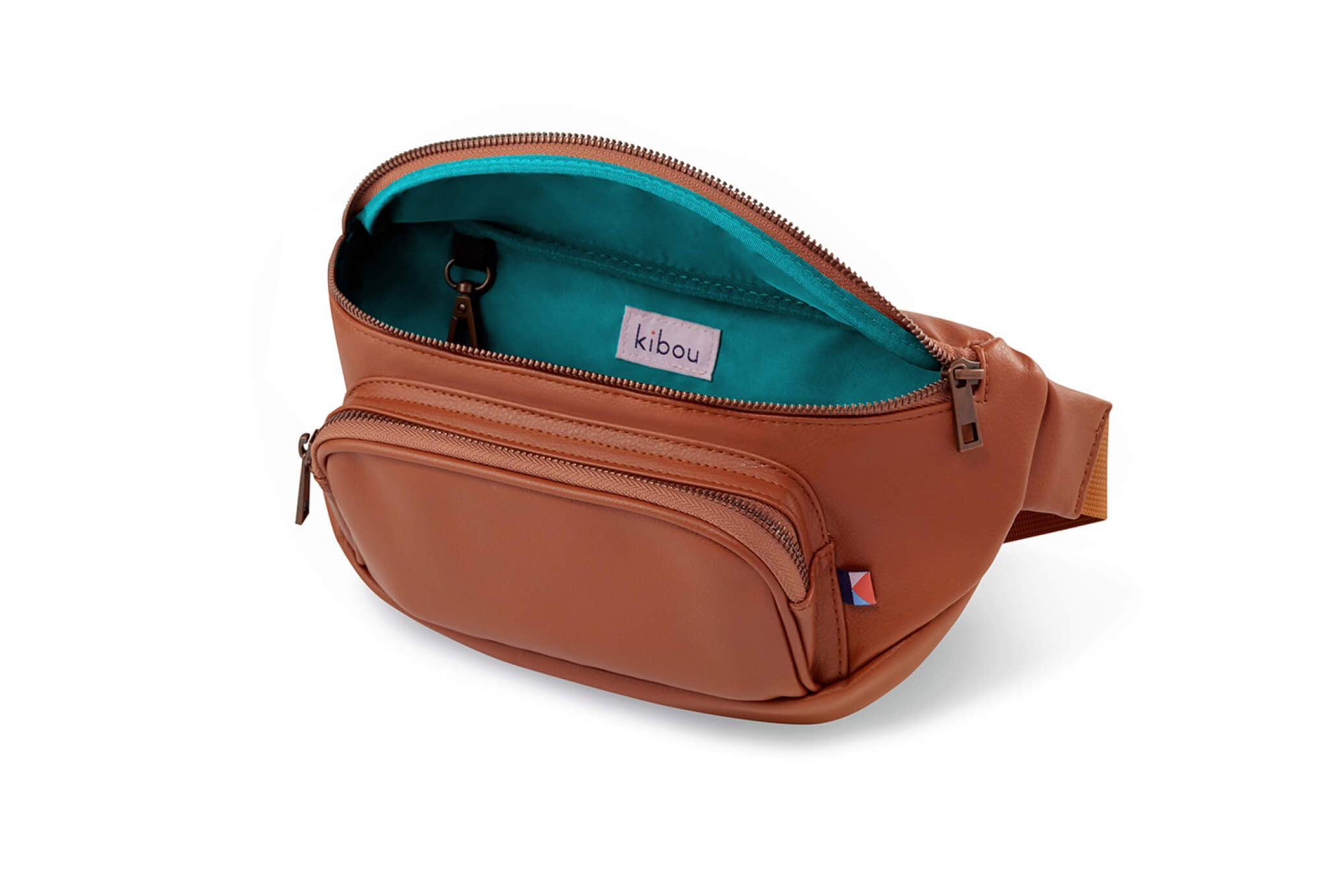 Kibou Travel Diaper Bag - Brown Vegan Leather Bags Kibou   