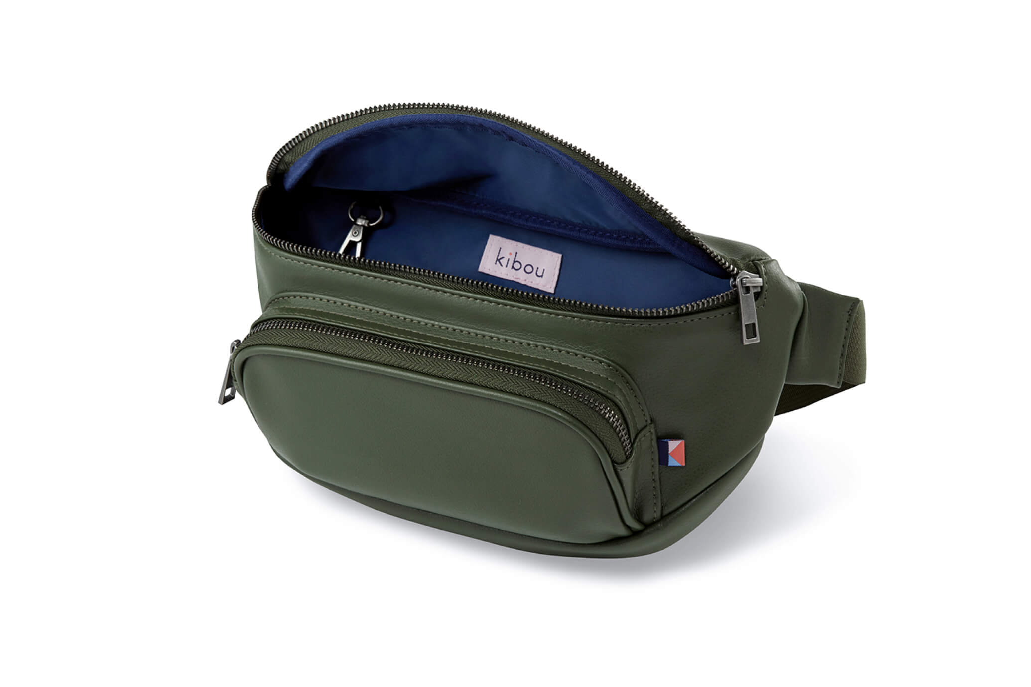 Kibou Travel Diaper Bag - Olive Vegan Leather Bags Kibou   