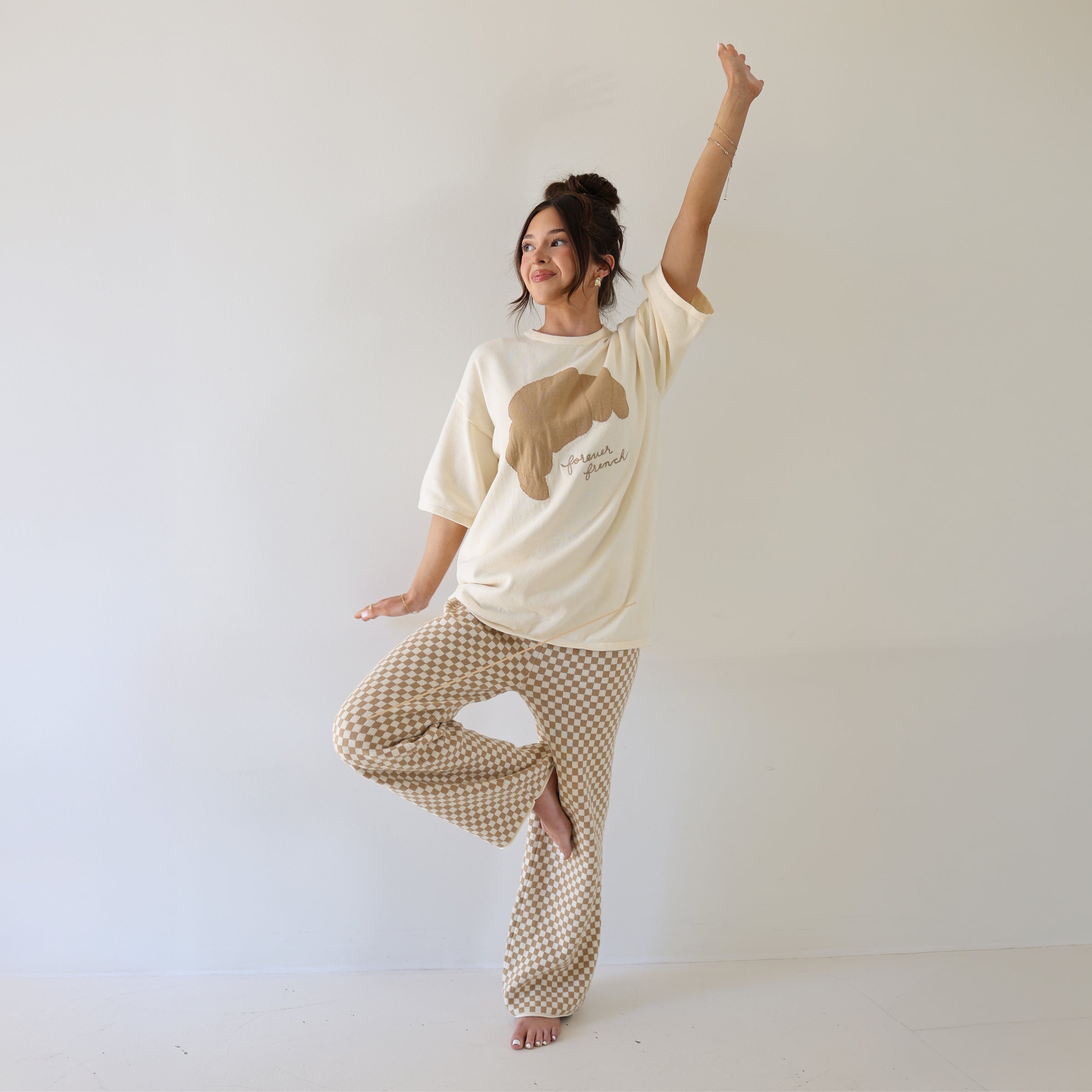 Women's Knit Pant Set | Croissants