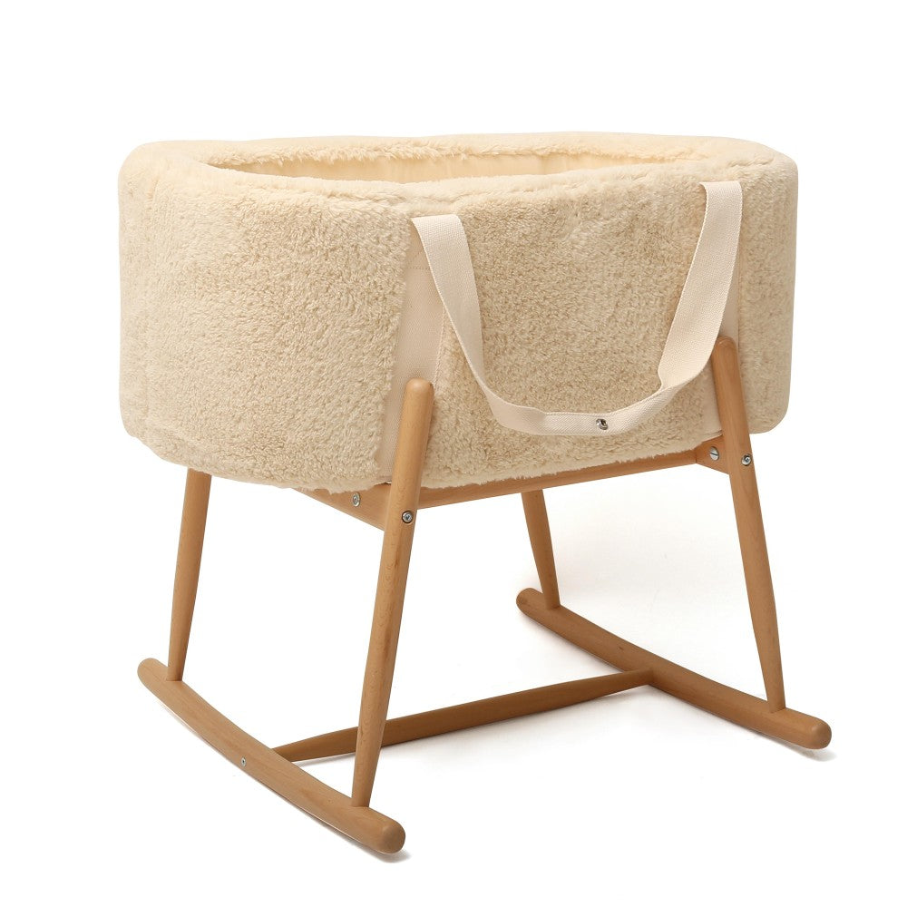 KUKO Moses Basket - Fur Baby Bed Charlie Crane   