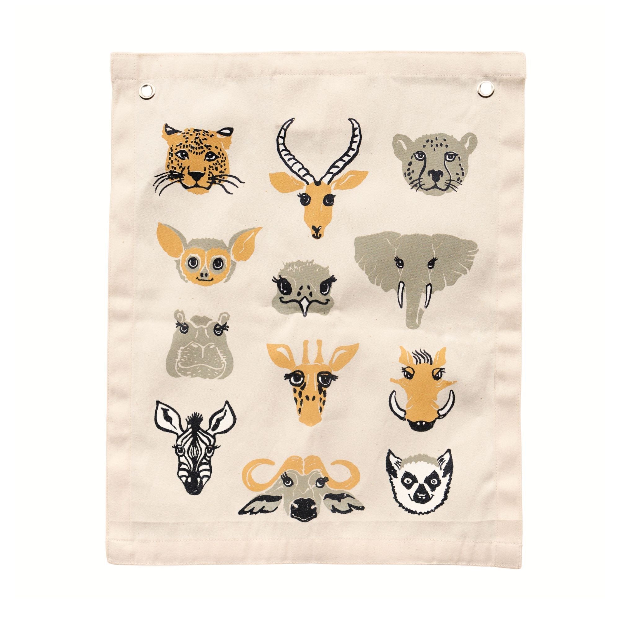 animal heads banner