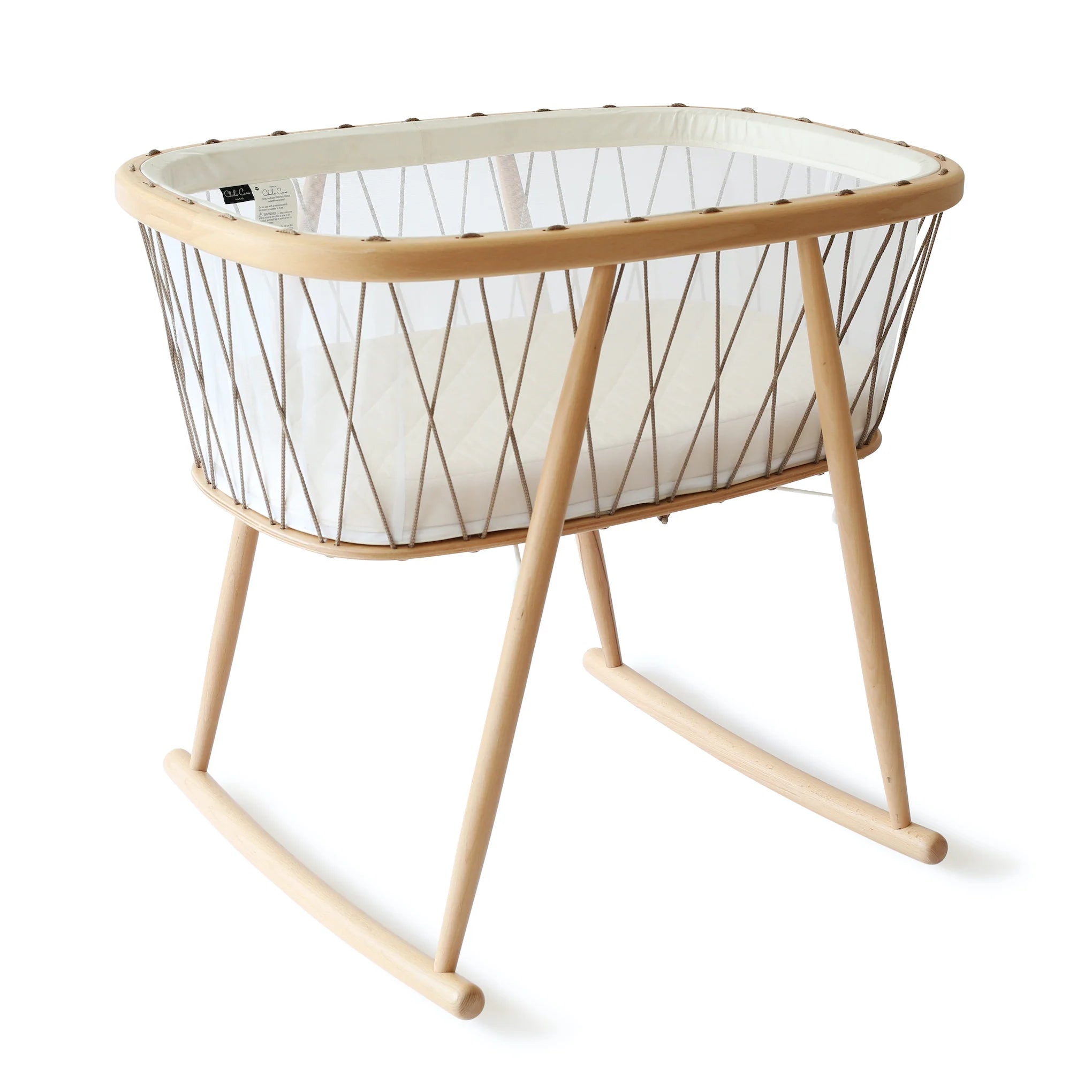 KUMI Bassinet Mesh Cocoon Bassinet Charlie Crane   