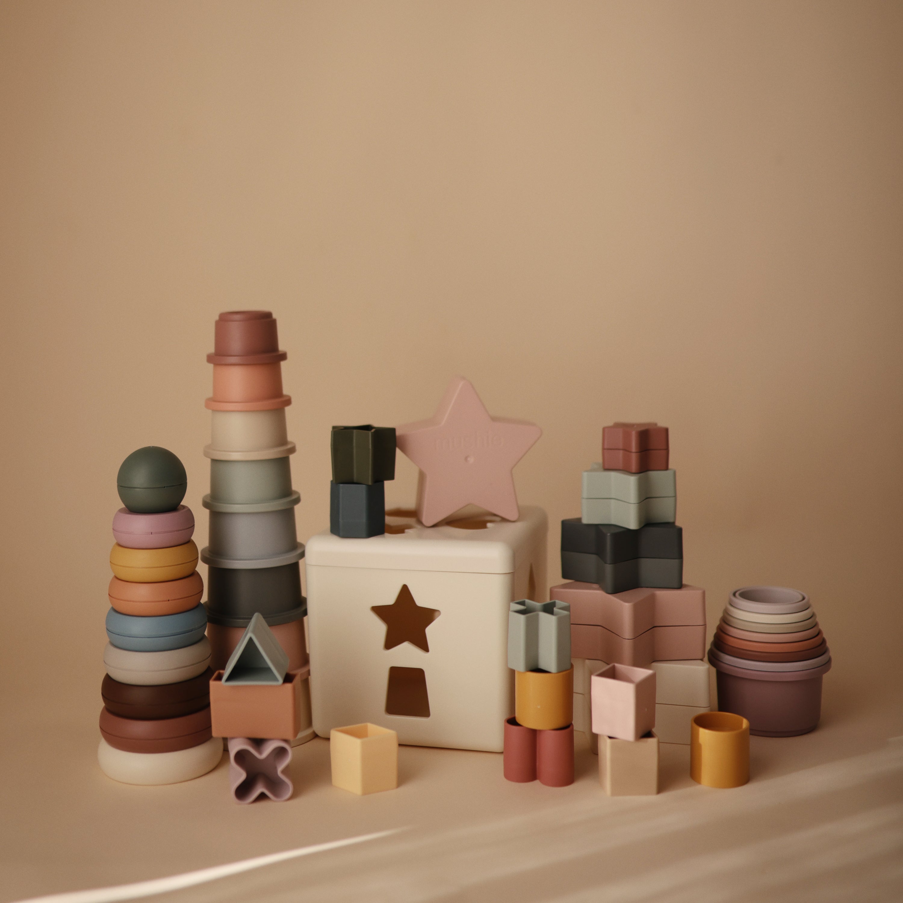 Stacking Cups Toy toys Mushie   