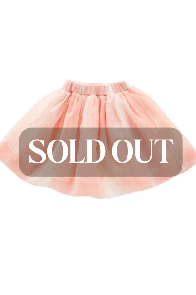 Layered Organza Skirt - Pink