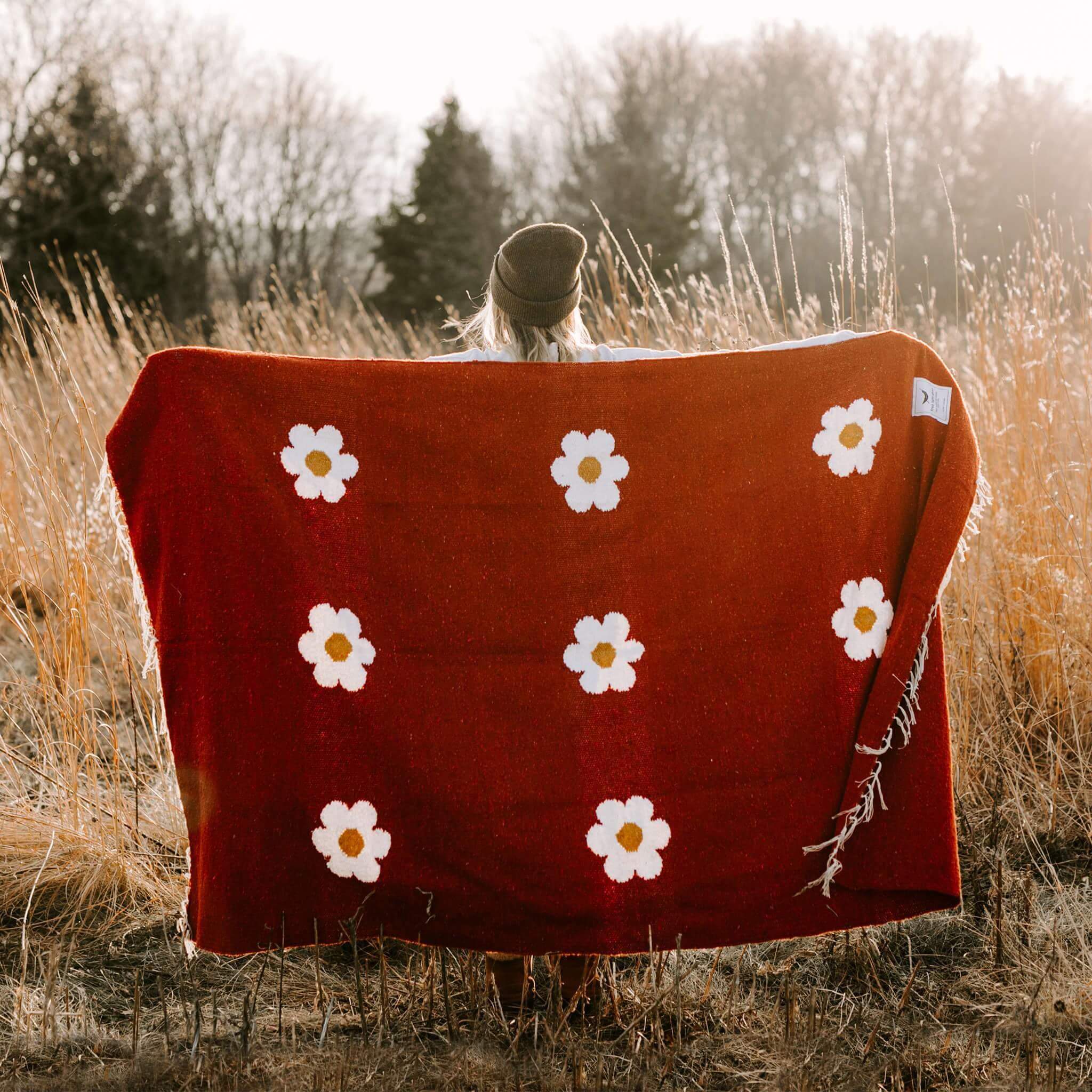 Lazy Daisy Blanket