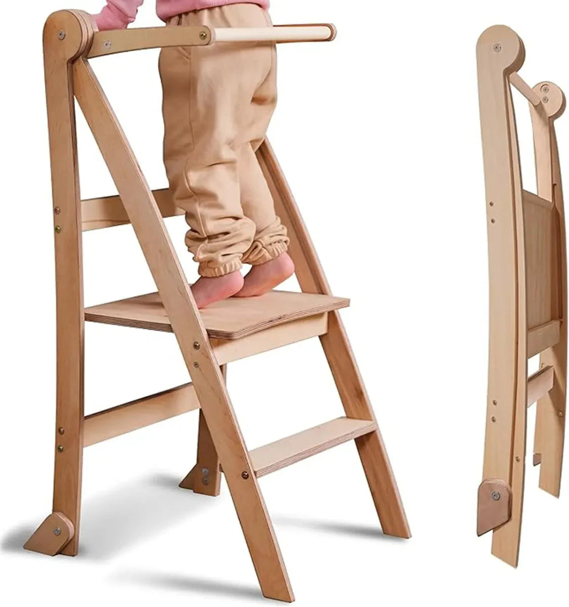 Helper Tower: A Multi-functional Foldable Step Stool for Kids