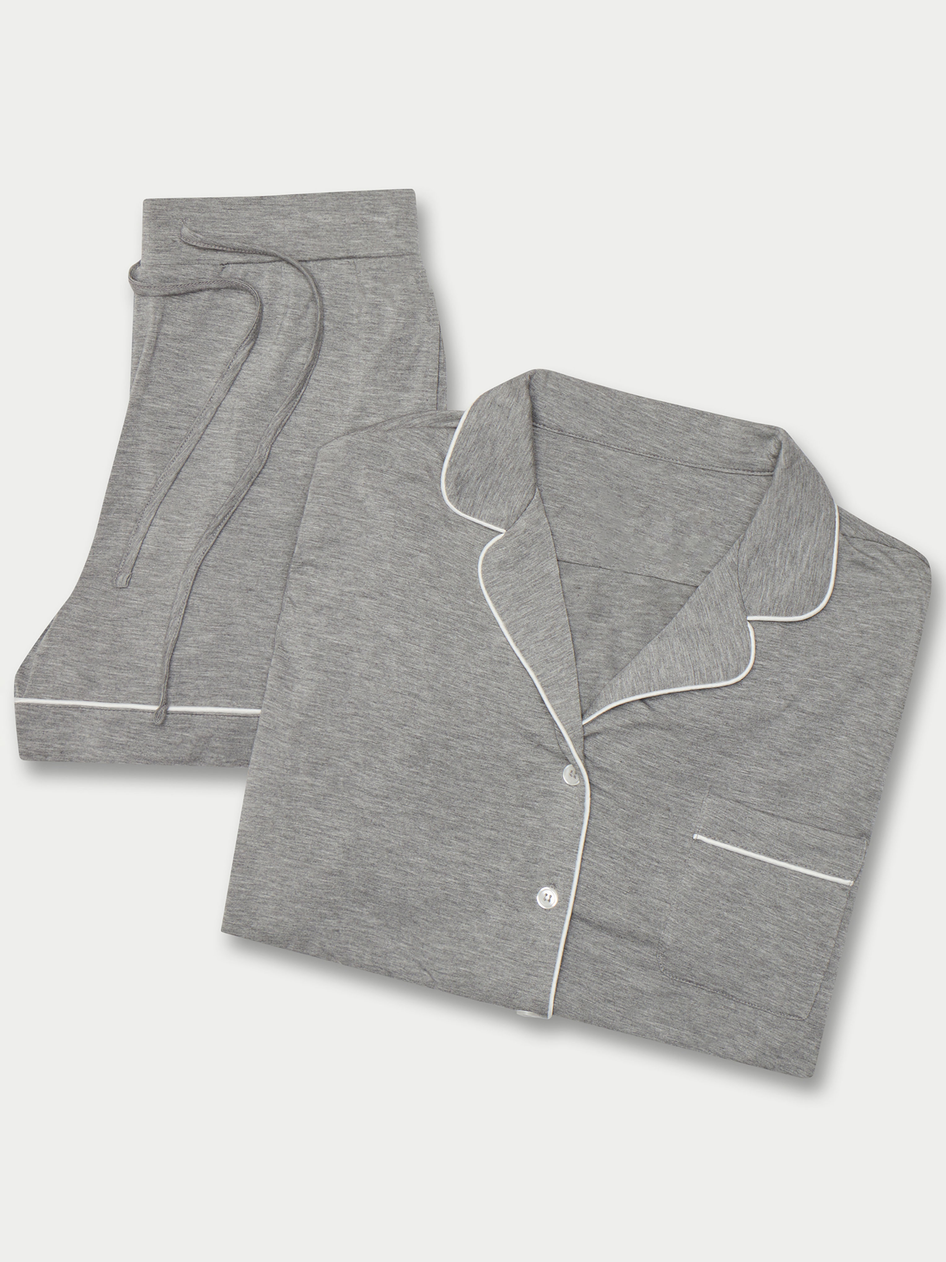 Women's Bamboo Stretch-Knit Short Sleeve Pajama Set