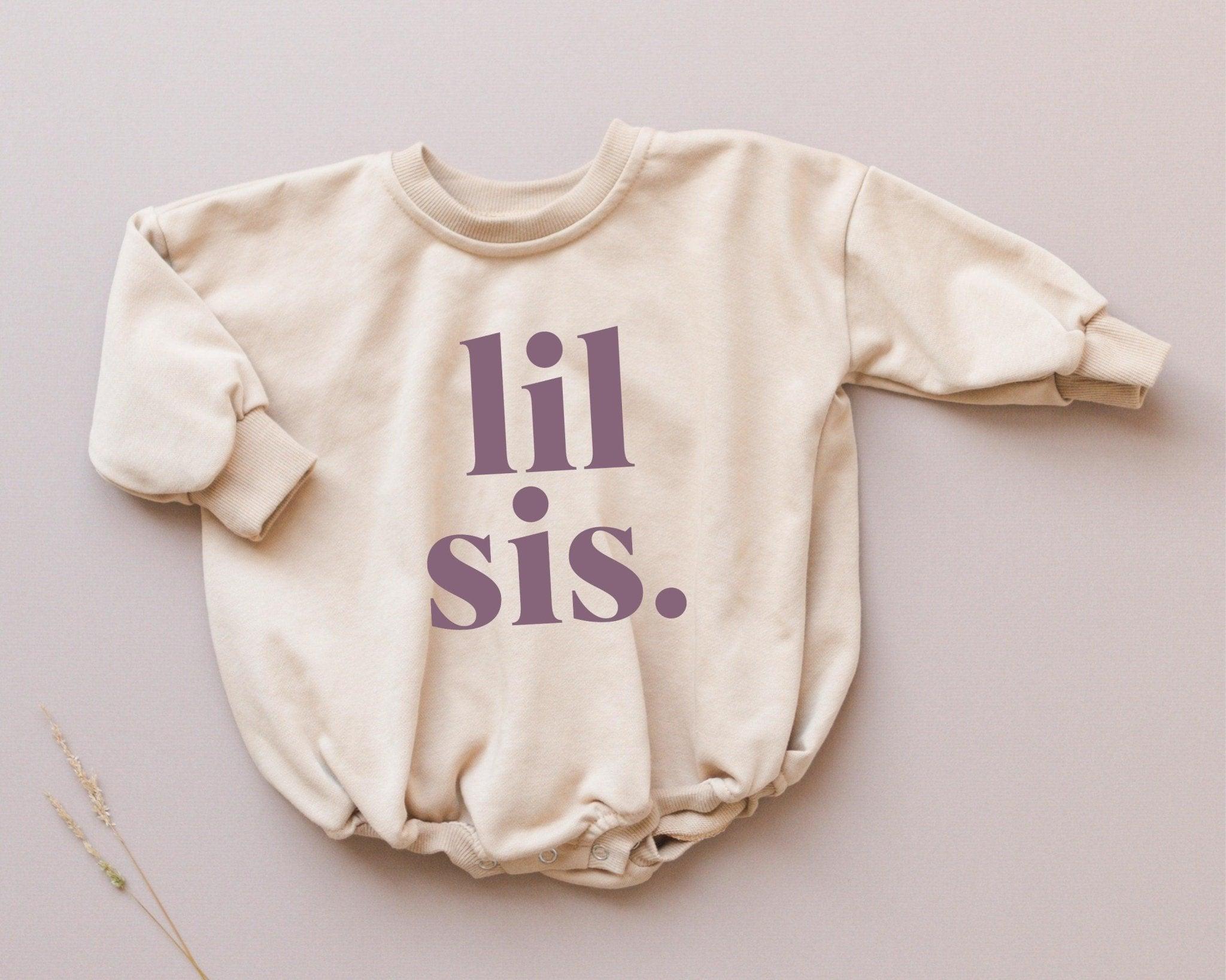 Lil Sis Sweatshirt Romper - more colors