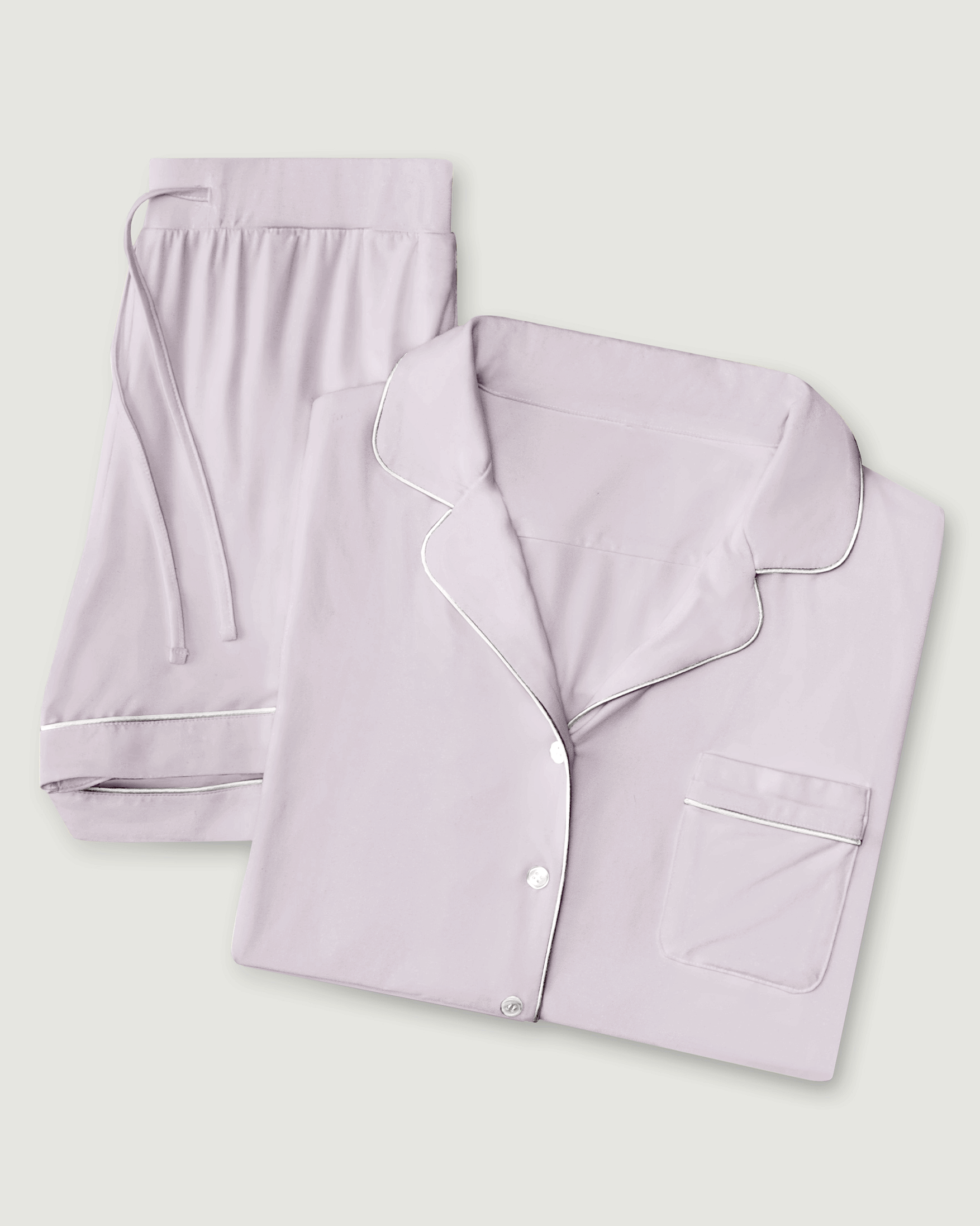 Women's Bamboo Stretch-Knit Short Sleeve Pajama Set