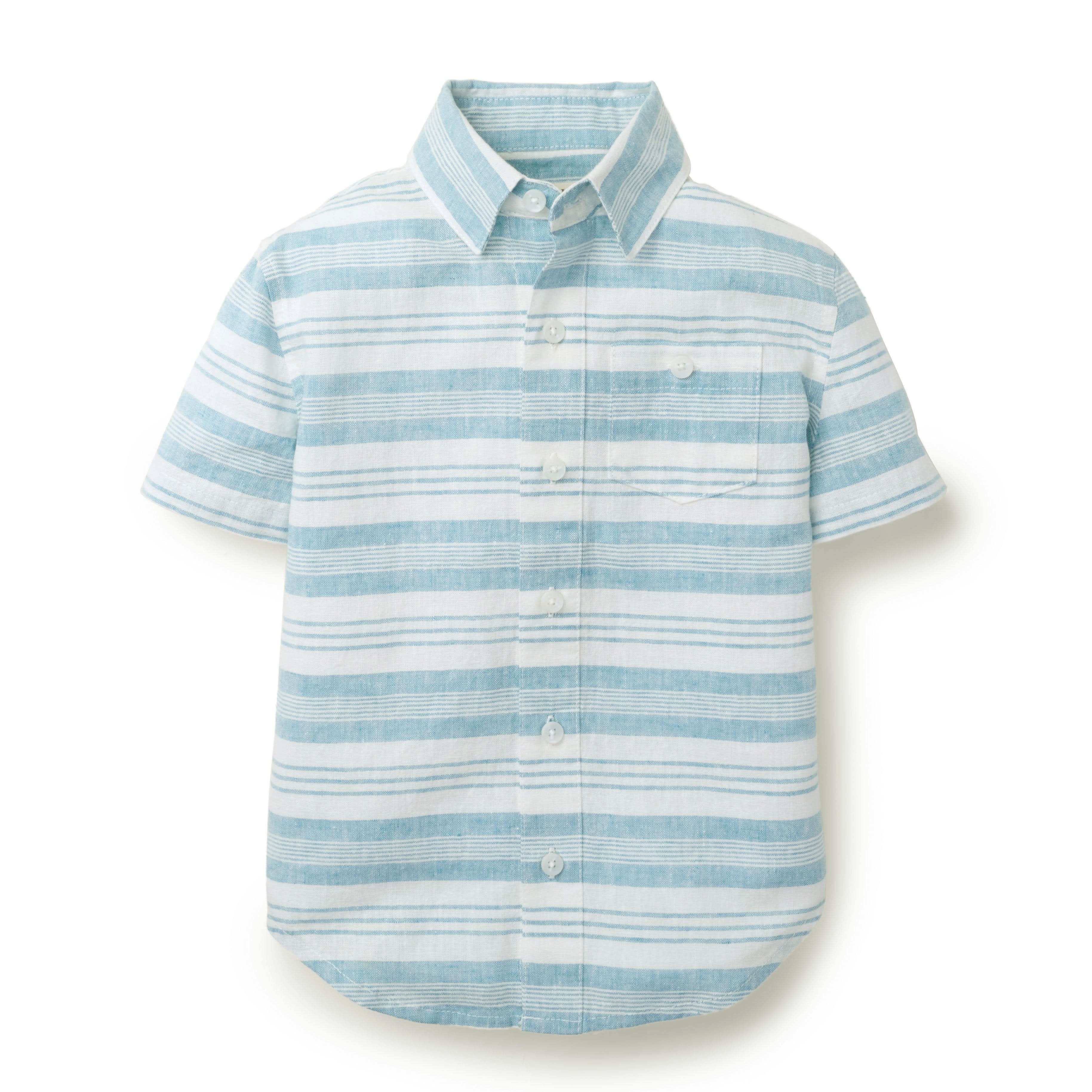 Linen Short Sleeve Button Down Shirt