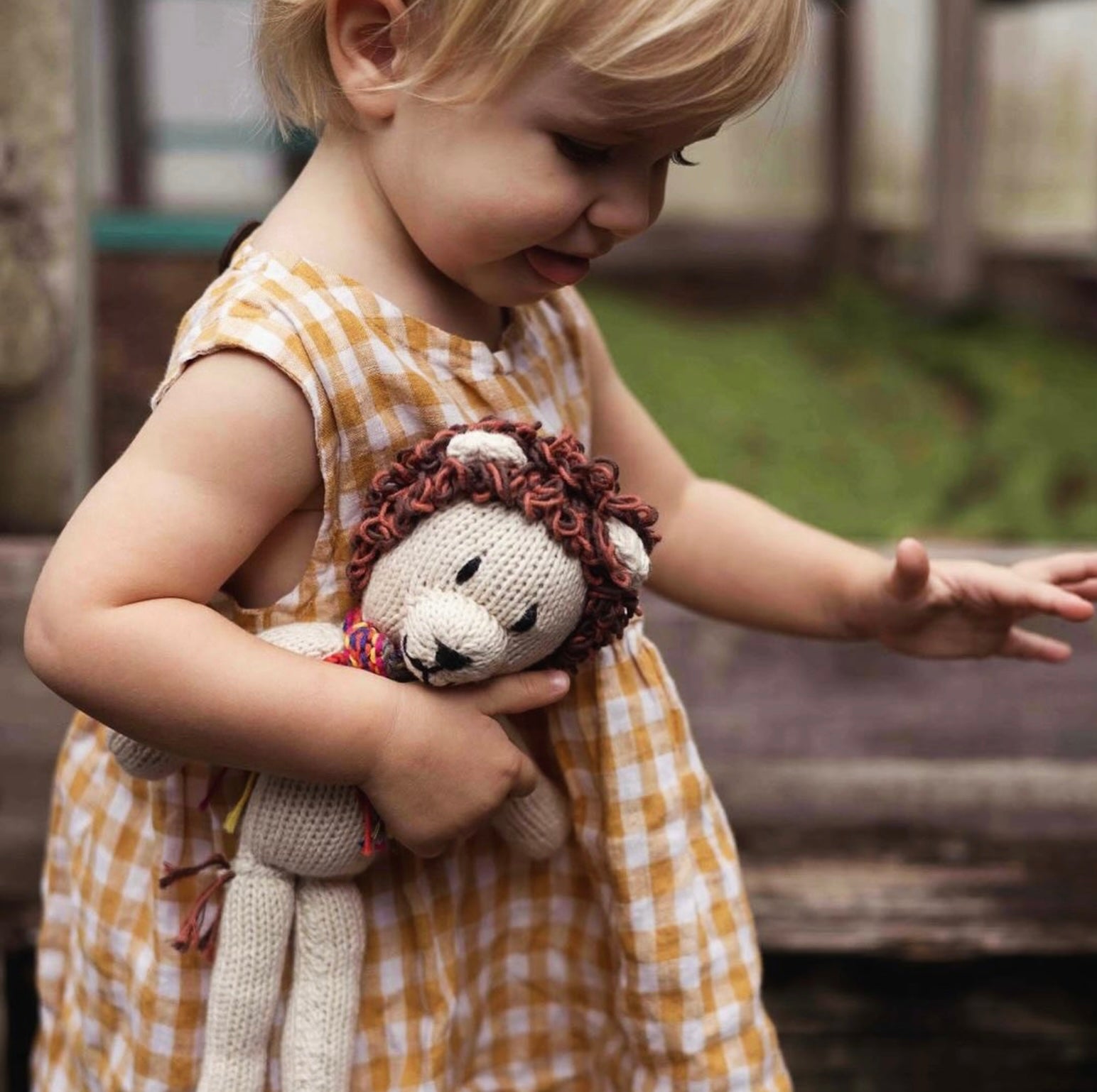 Wool Knit Buddy  | Lionel the Lion