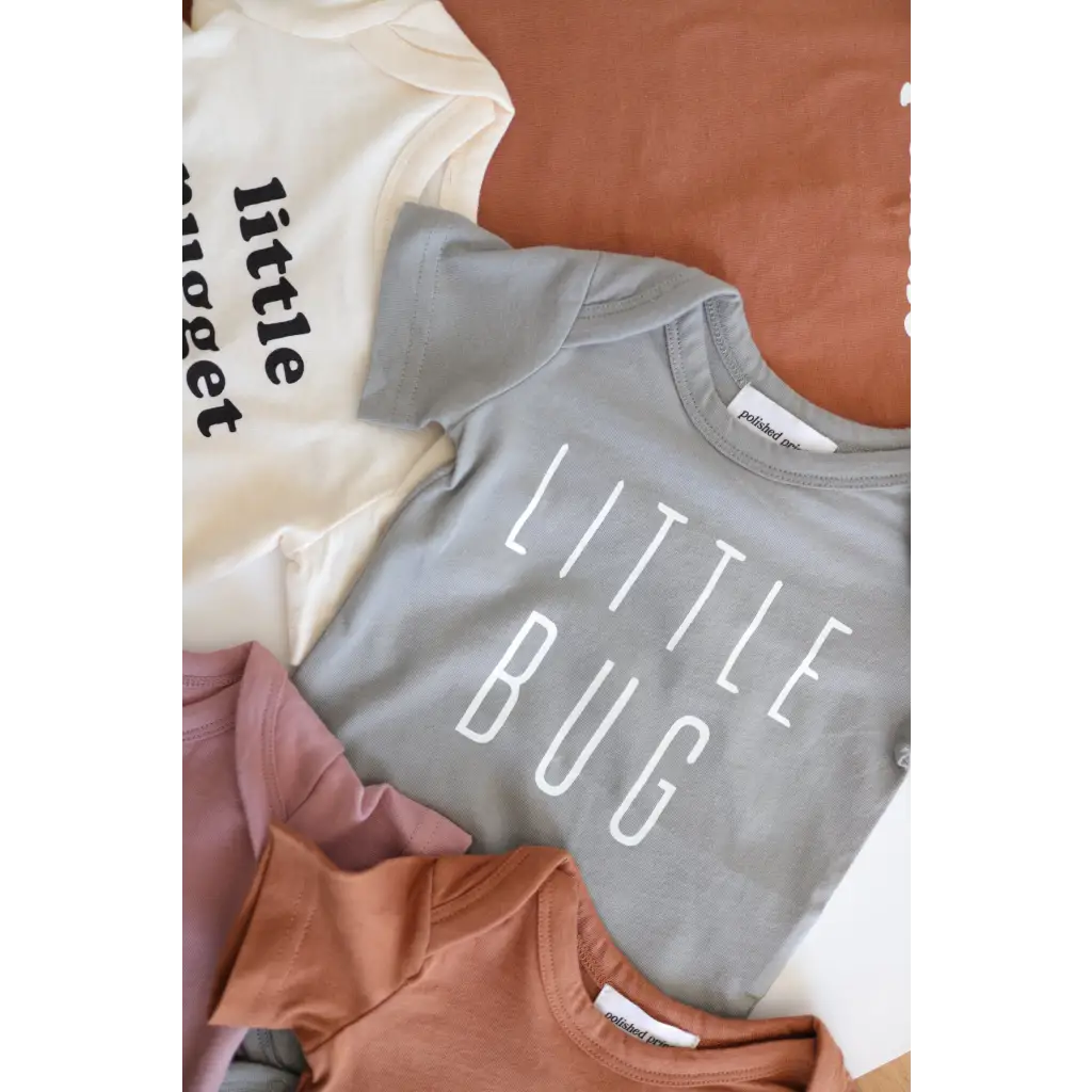 Little Bug Baby Onesie in Moon Mist