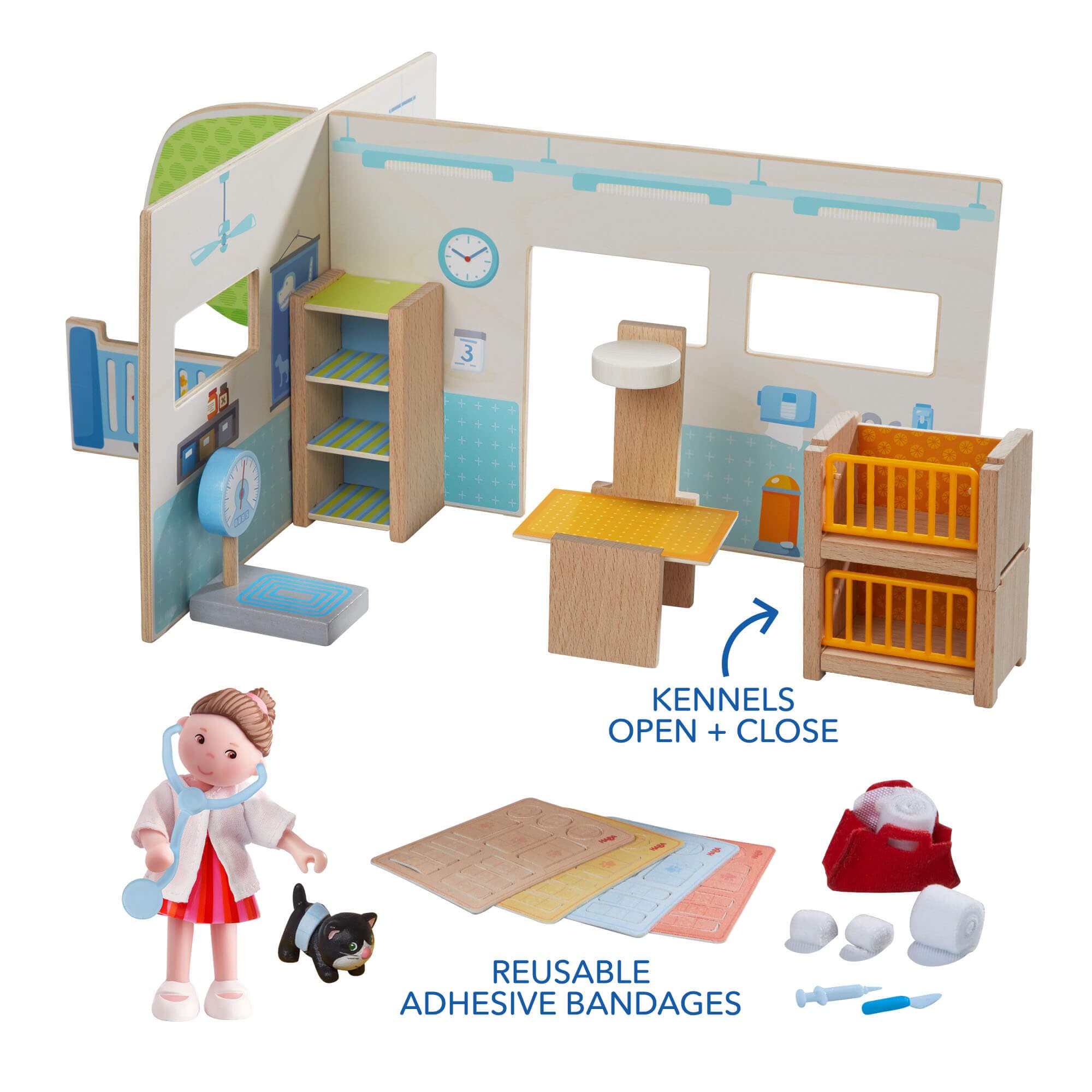 Little Friends Vet Clinic Playset with Rebecca Doll