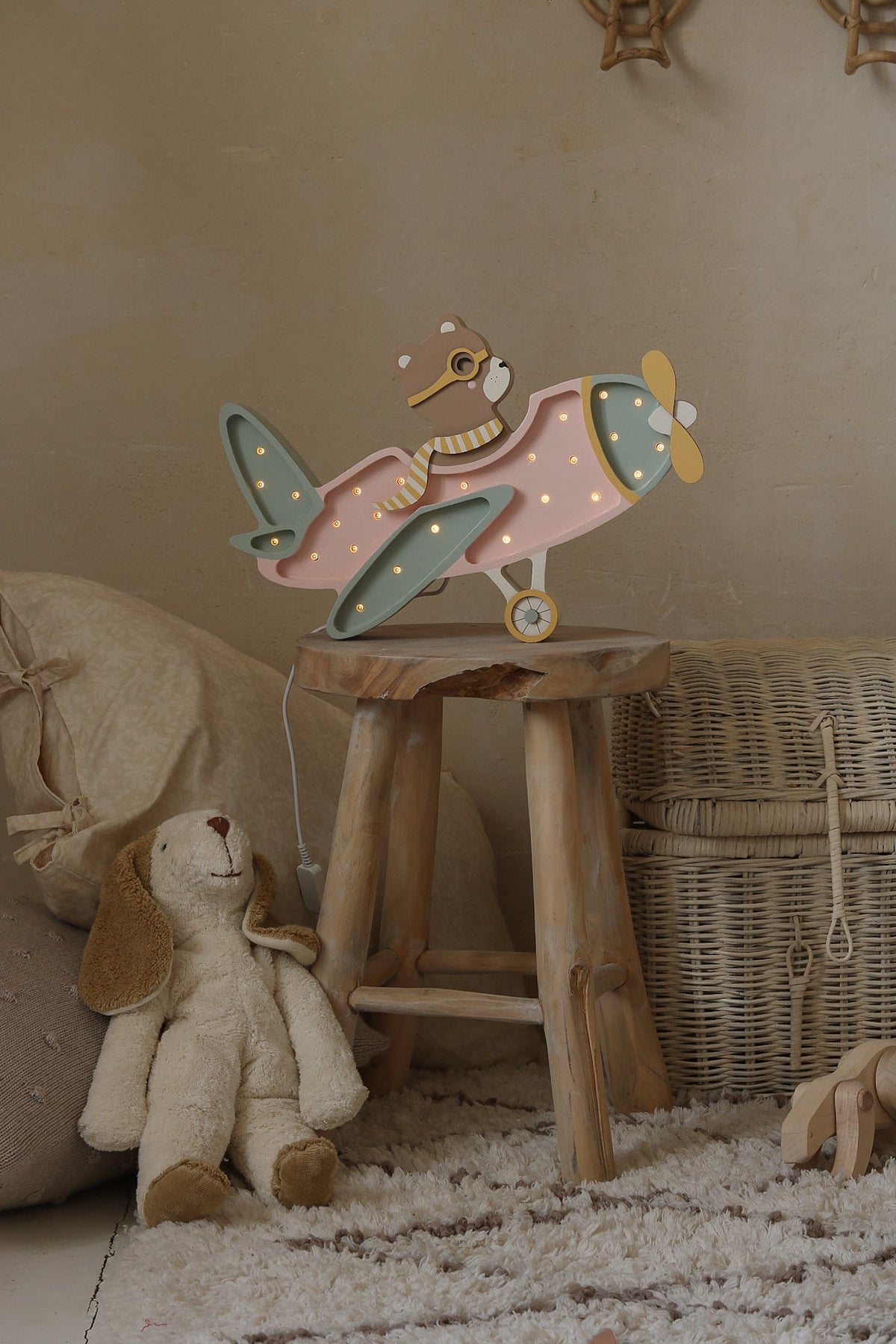 Little Lights Vintage Plane Lamp