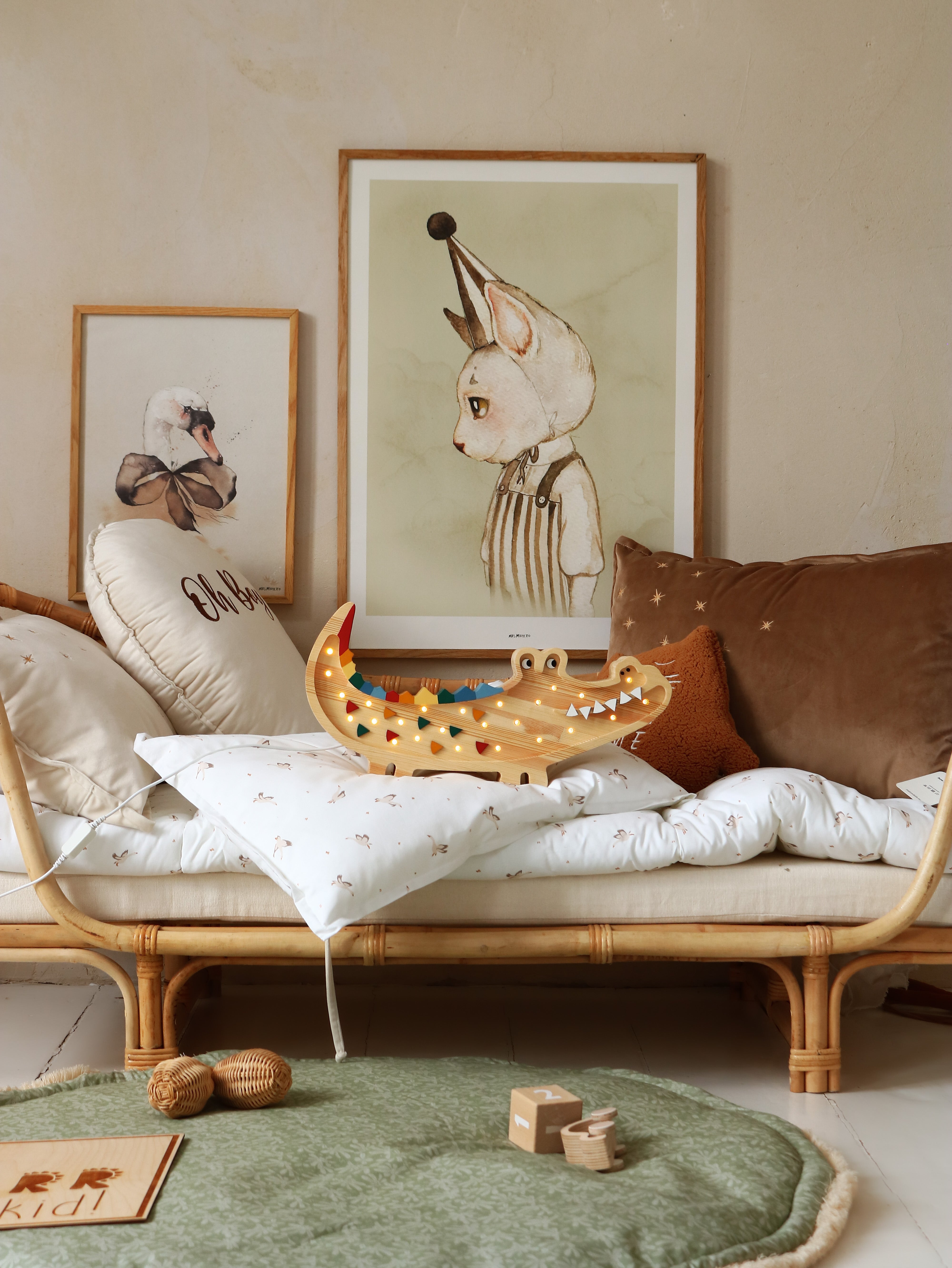 Little Lights Crocodile Lamp