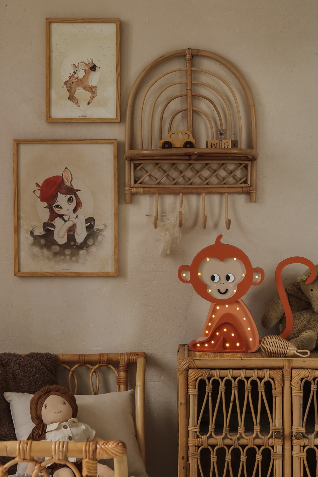 Little Lights Monkey Lamp