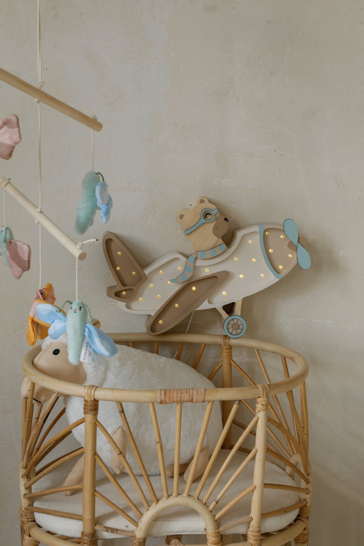 Little Lights Vintage Plane Lamp