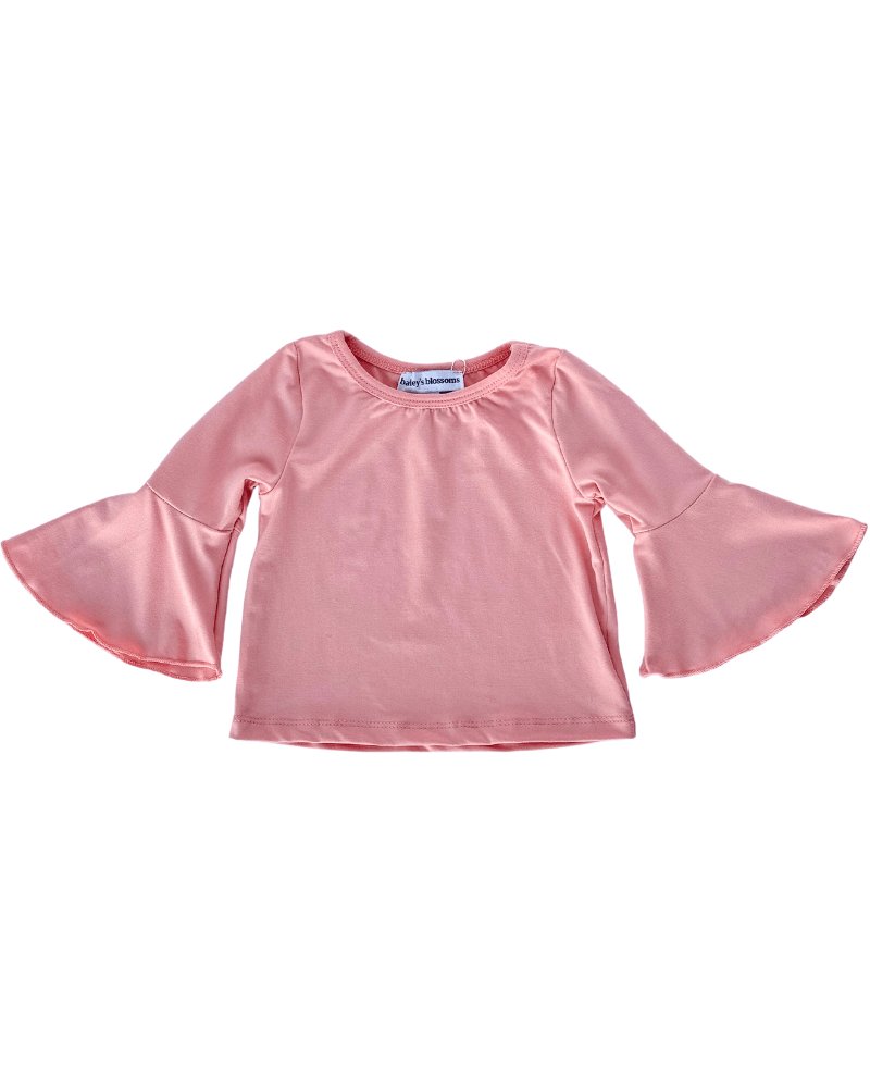 Liz Bell Sleeve Top - Persimmon