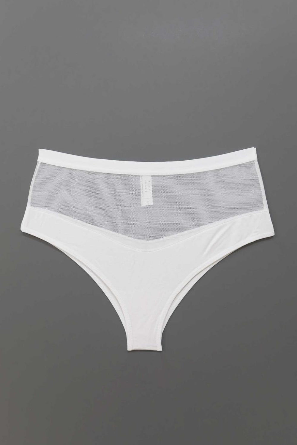 Logan High Cut Bikini - White - FINAL SALE