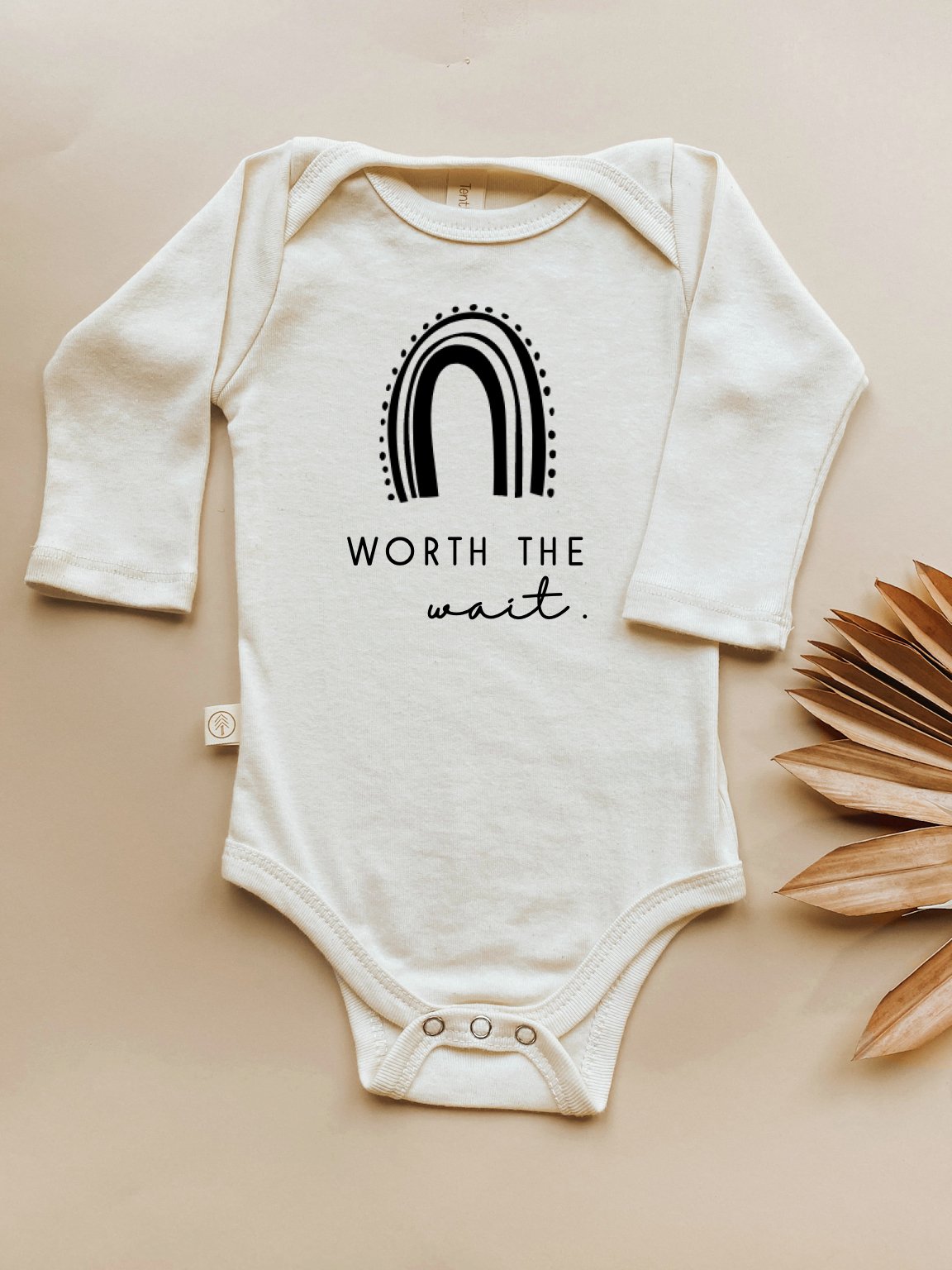 Worth the Wait Organic Bodysuit Long Sleeve