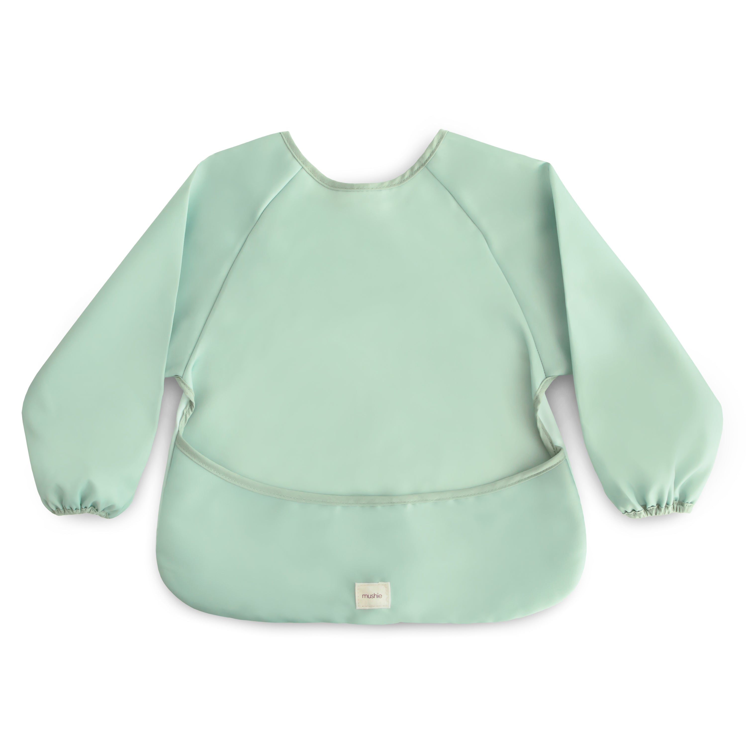 Long Sleeve Bib Long Sleeve Bib Mushie Roman Green  