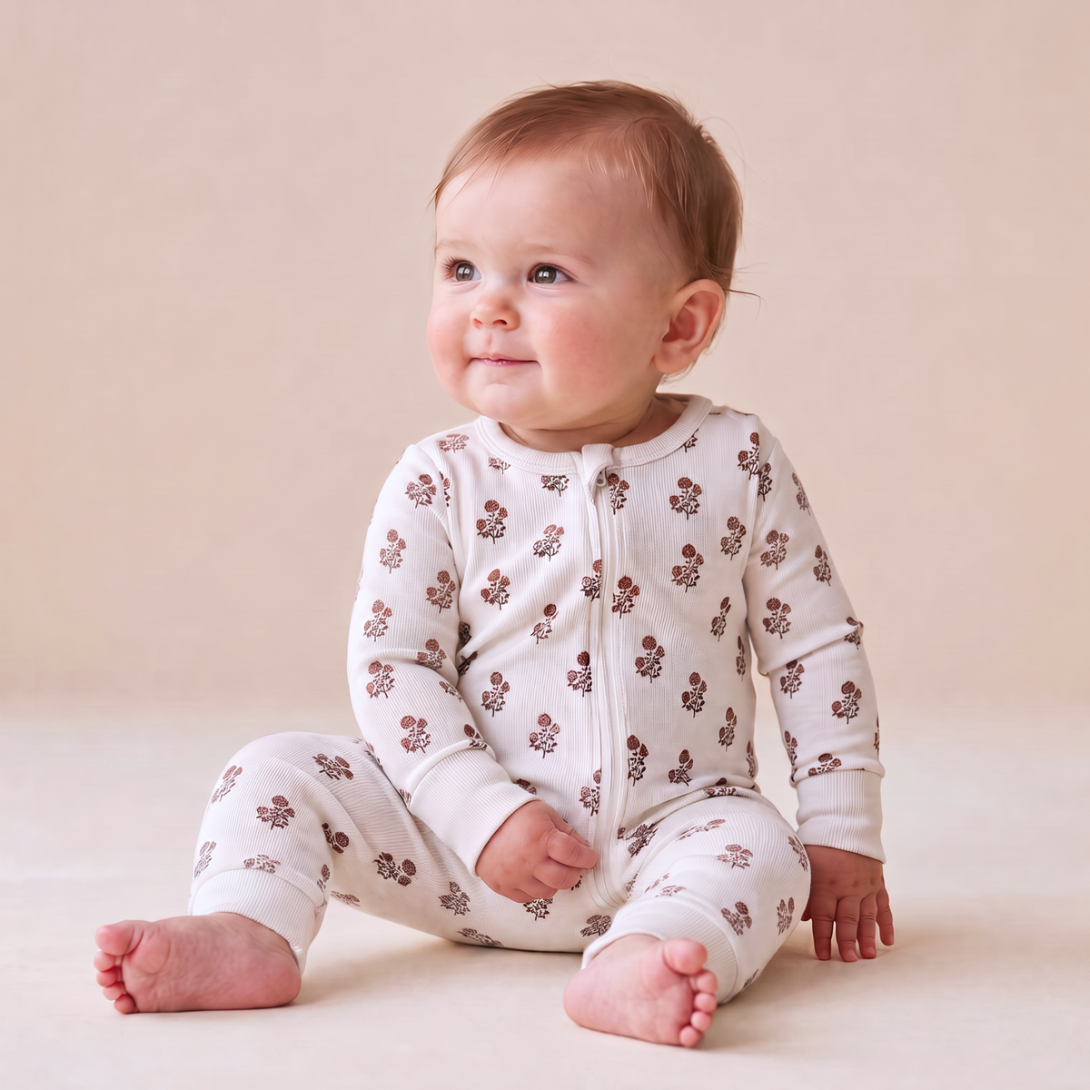 Organic 2-Way Zip Romper - Loom
