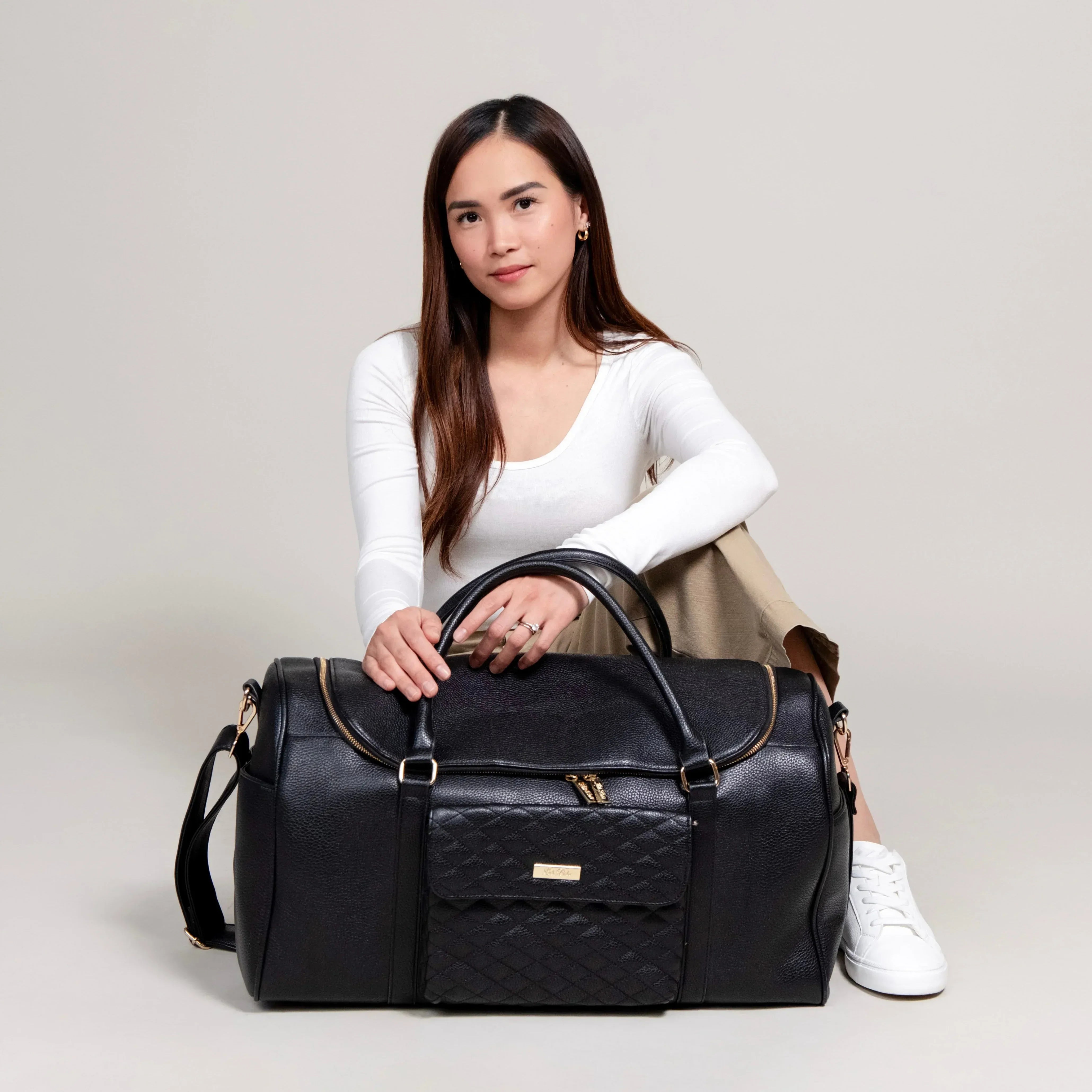 Weekender Travel Bag | Stone Grey
