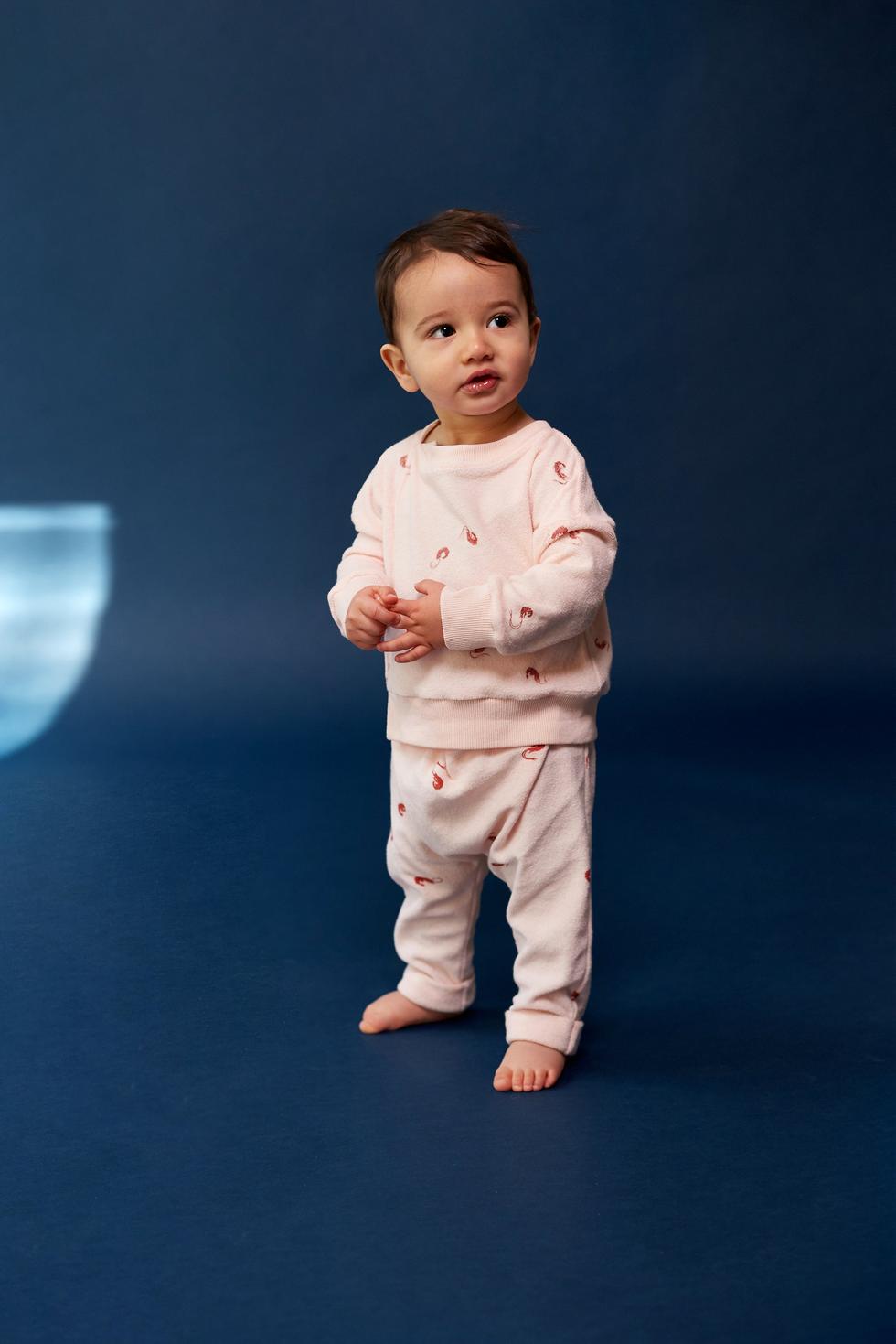 Baby Terry Sweatshirt - Pink