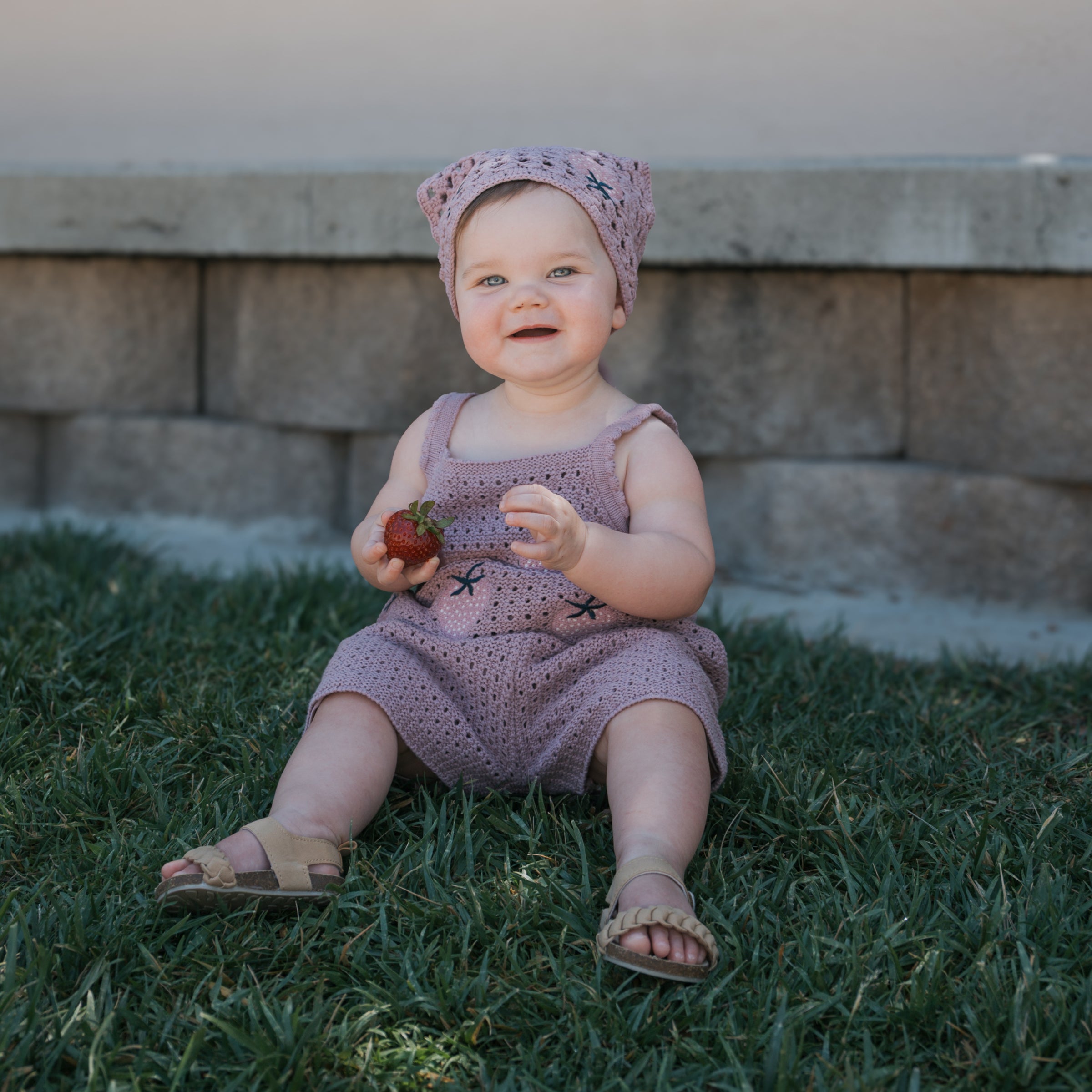 Girl's Knit Short Set | Matilda