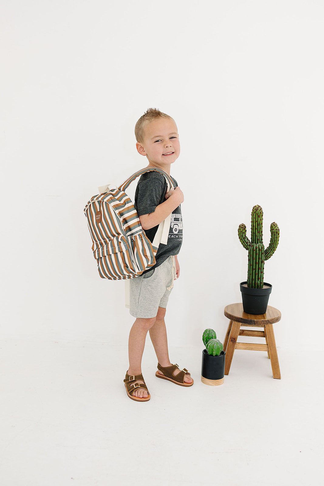 Sunset Stripes Mini Backpack  Mebie Baby   