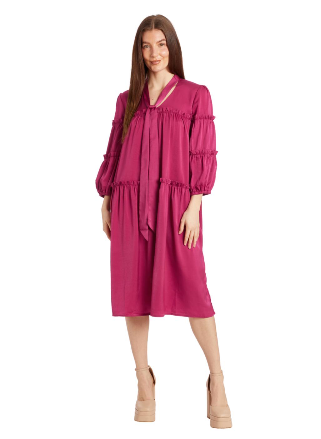 Brit Dress - Berry