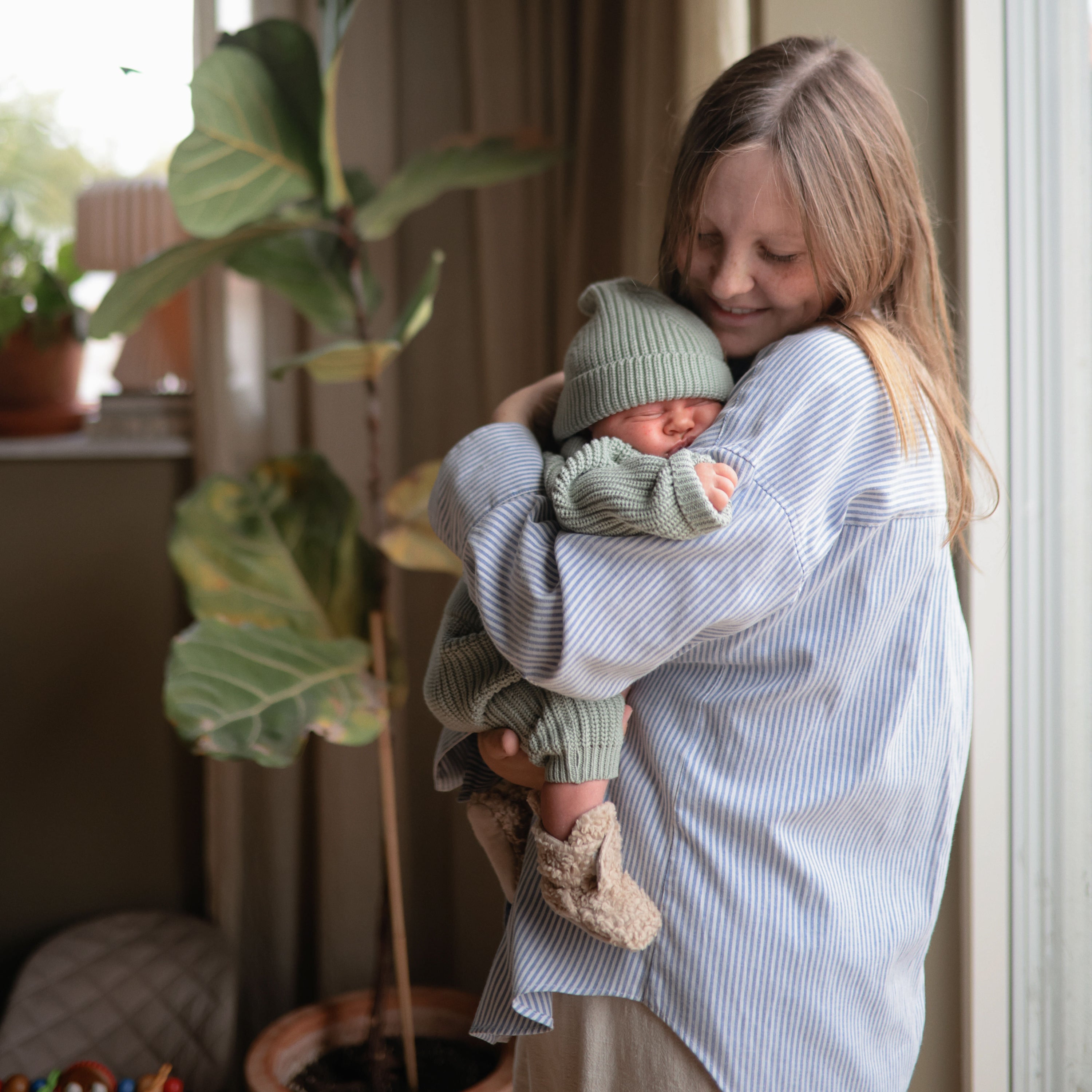 Cozy Baby Booties Baby Clothes Mushie   