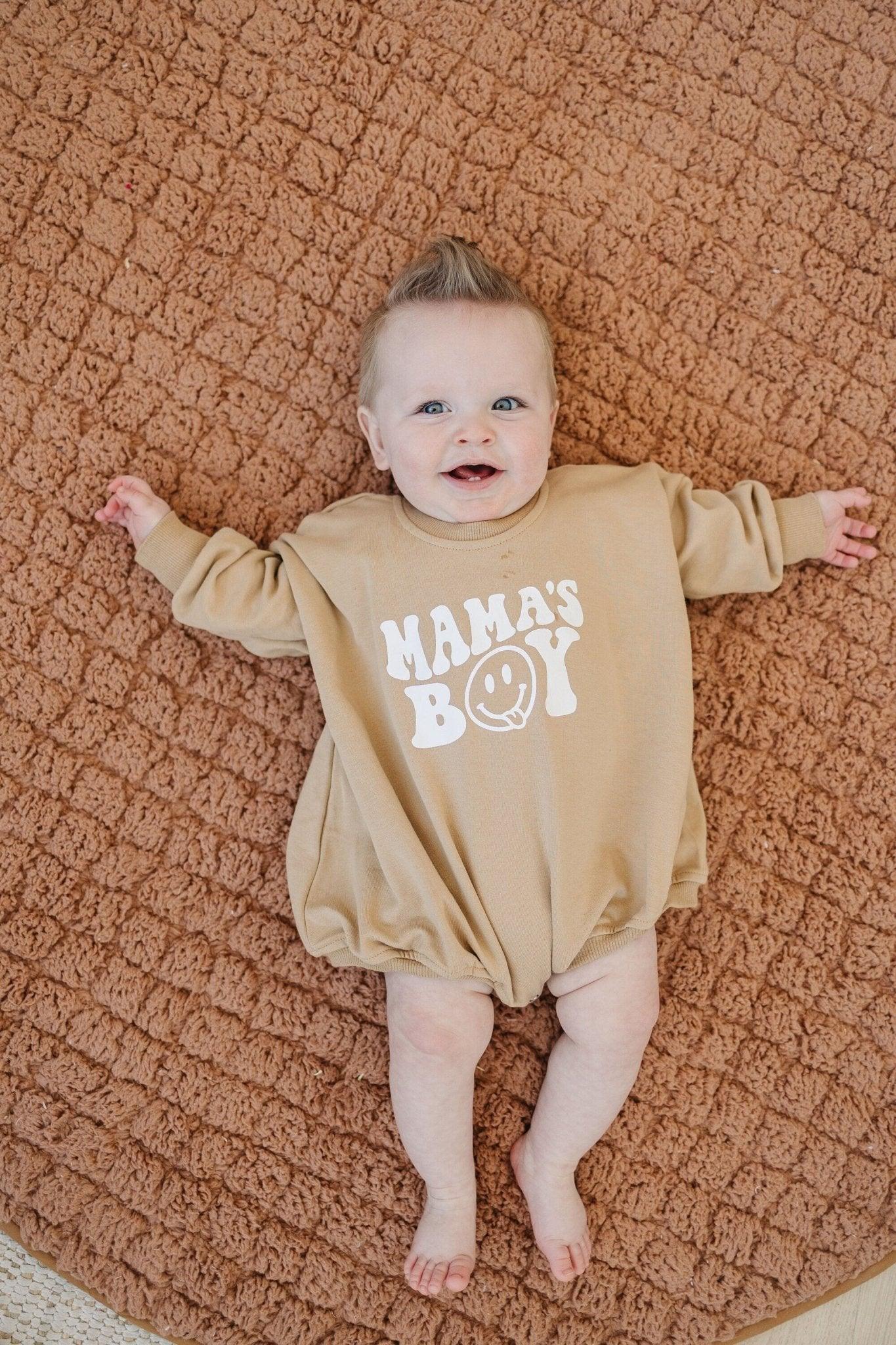 Mama's Boy Sweatshirt Romper - more colors