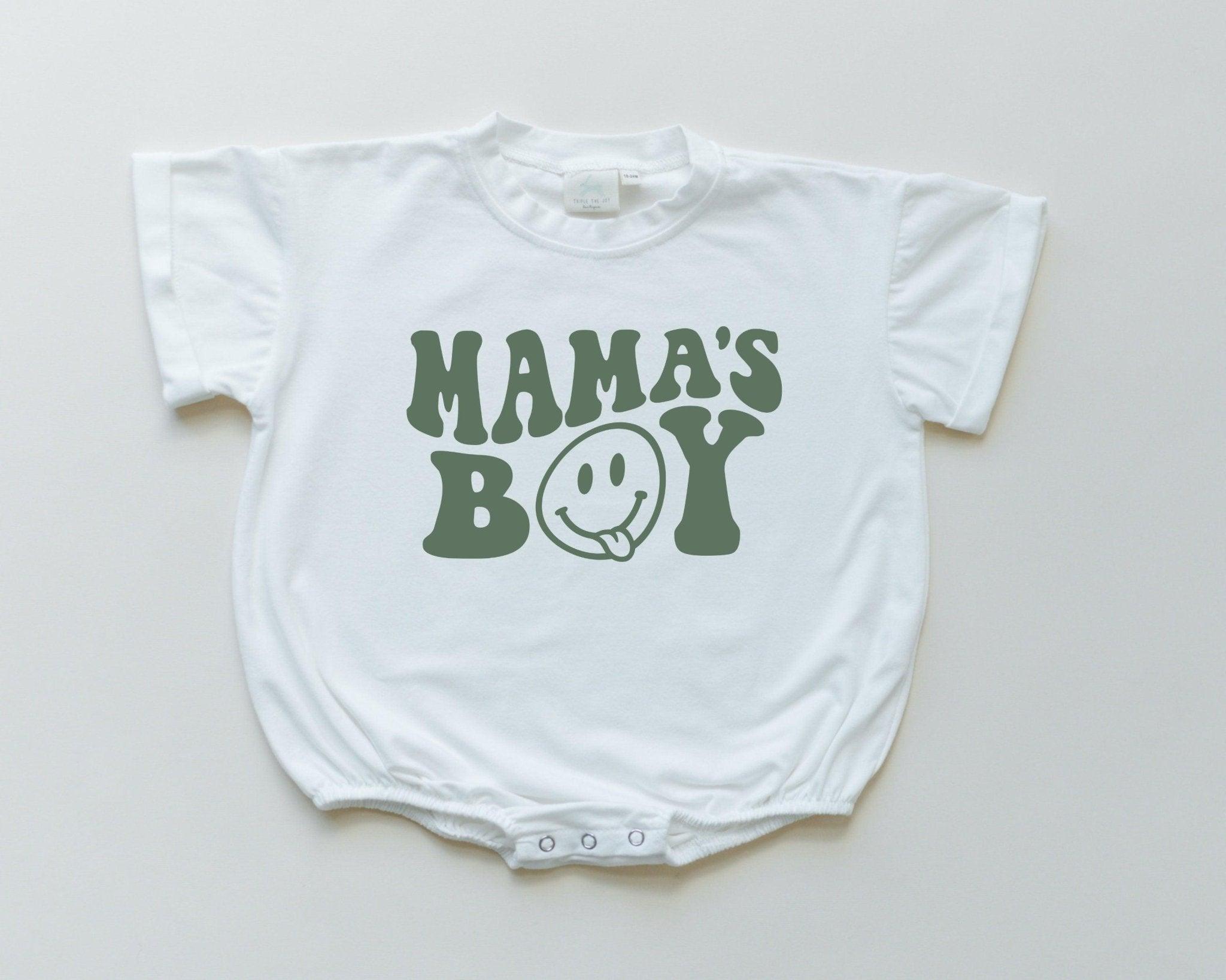 Mama's Boy T-Shirt Romper - more colors