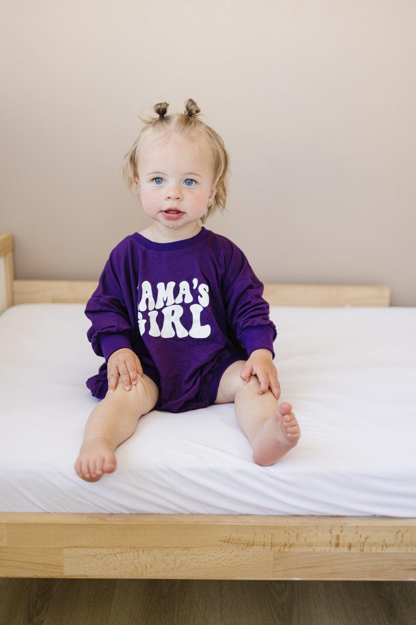 Mama's Girl Bamboo Sweatshirt Romper