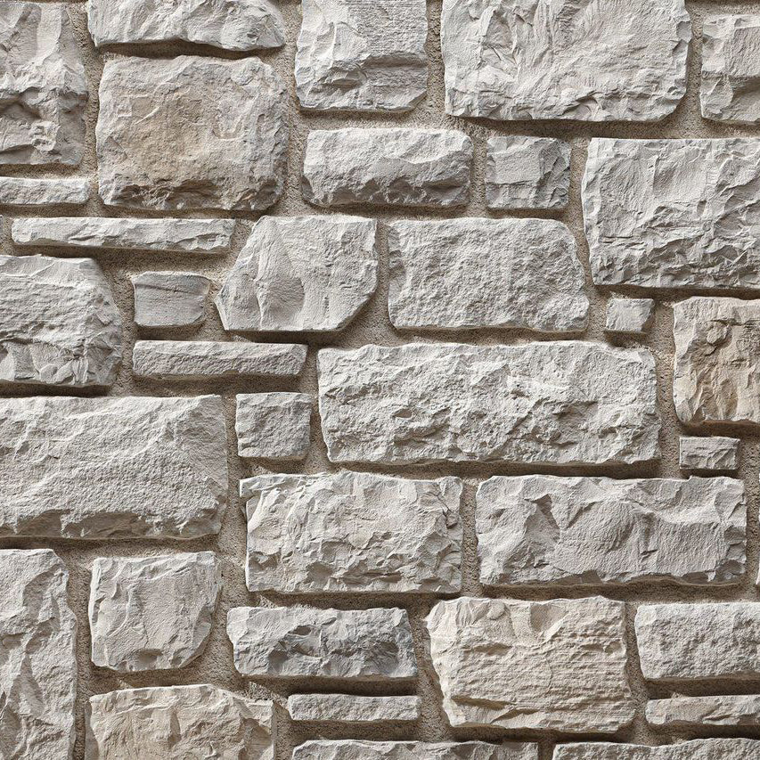 Ashlar Pattern Masso Pearl Manufactured Stone Handmade Veneer - Livfloors Collection