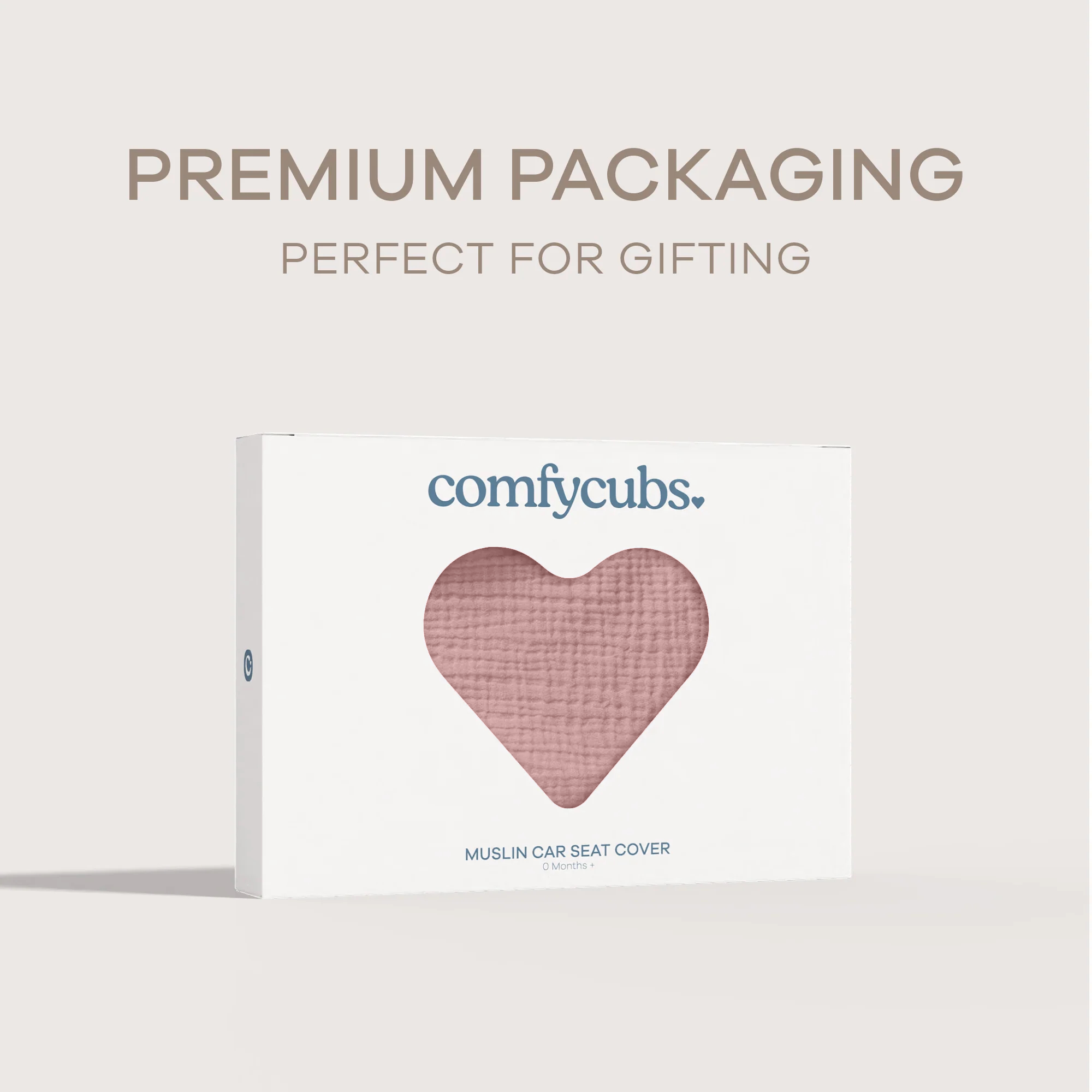 Baby Car Seat Cover in Mauve