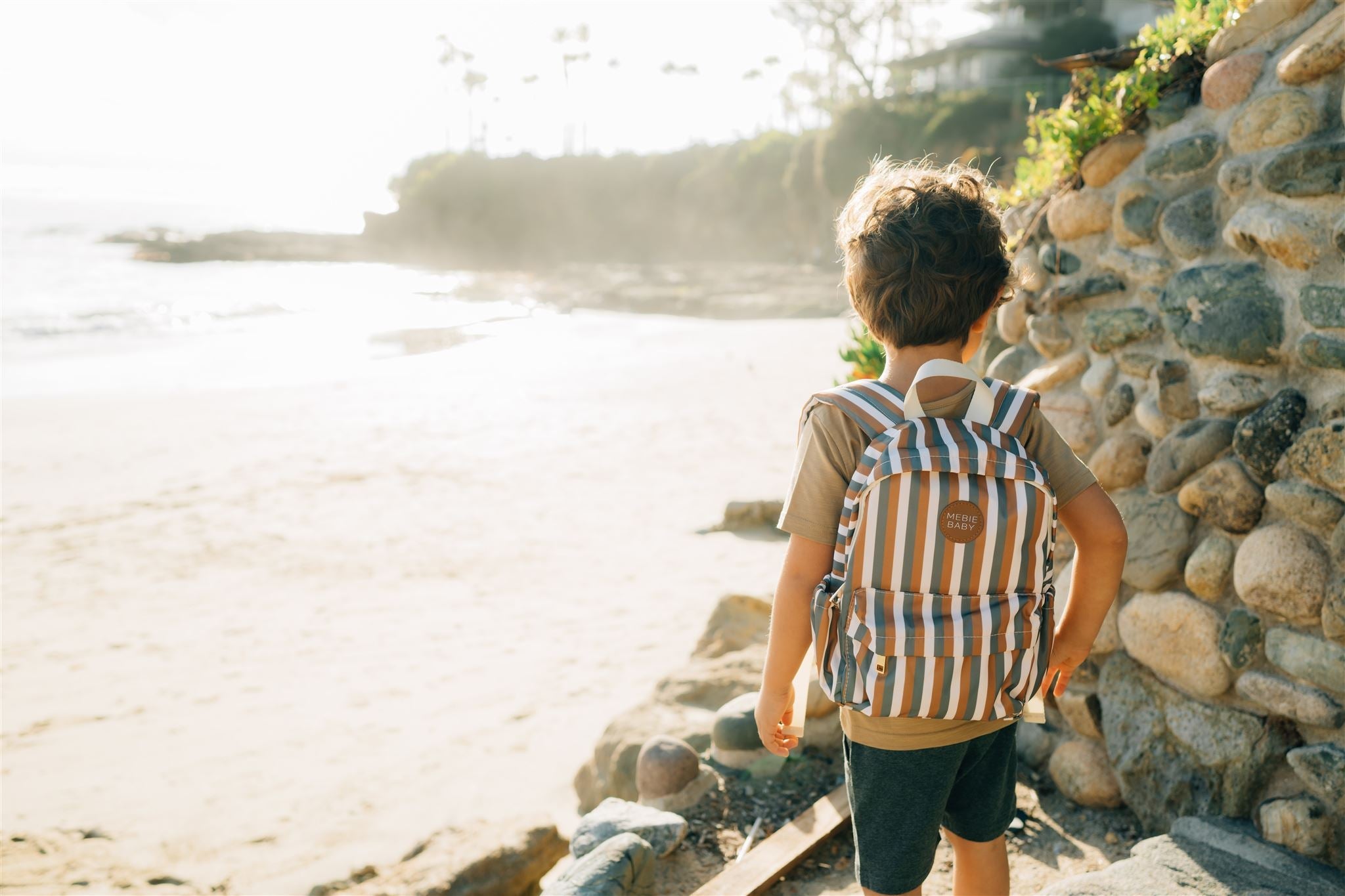 Sunset Stripes Mini Backpack  Mebie Baby   