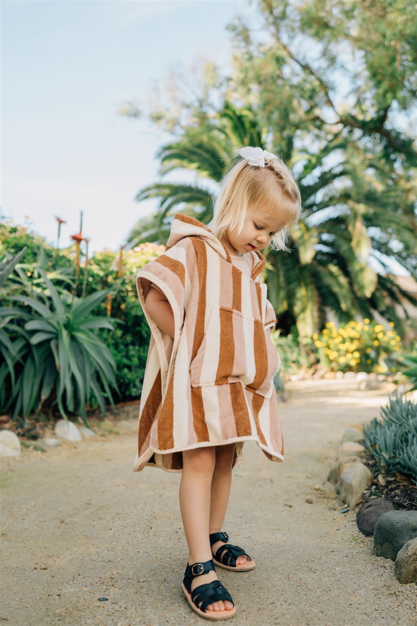 Sunrise Organic Cotton Beach Poncho  Mebie Baby   