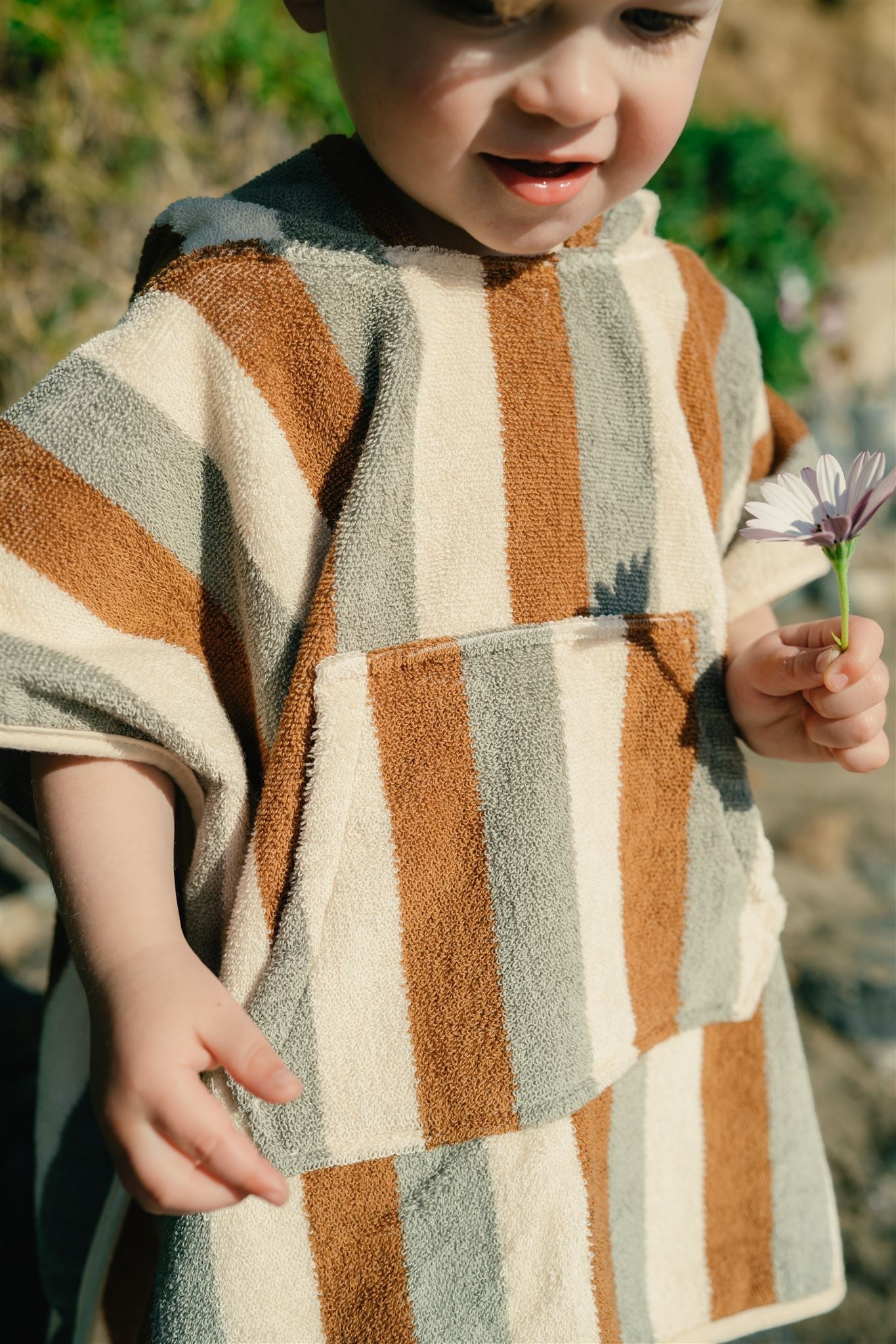 Sunset Organic Cotton Beach Poncho  Mebie Baby   