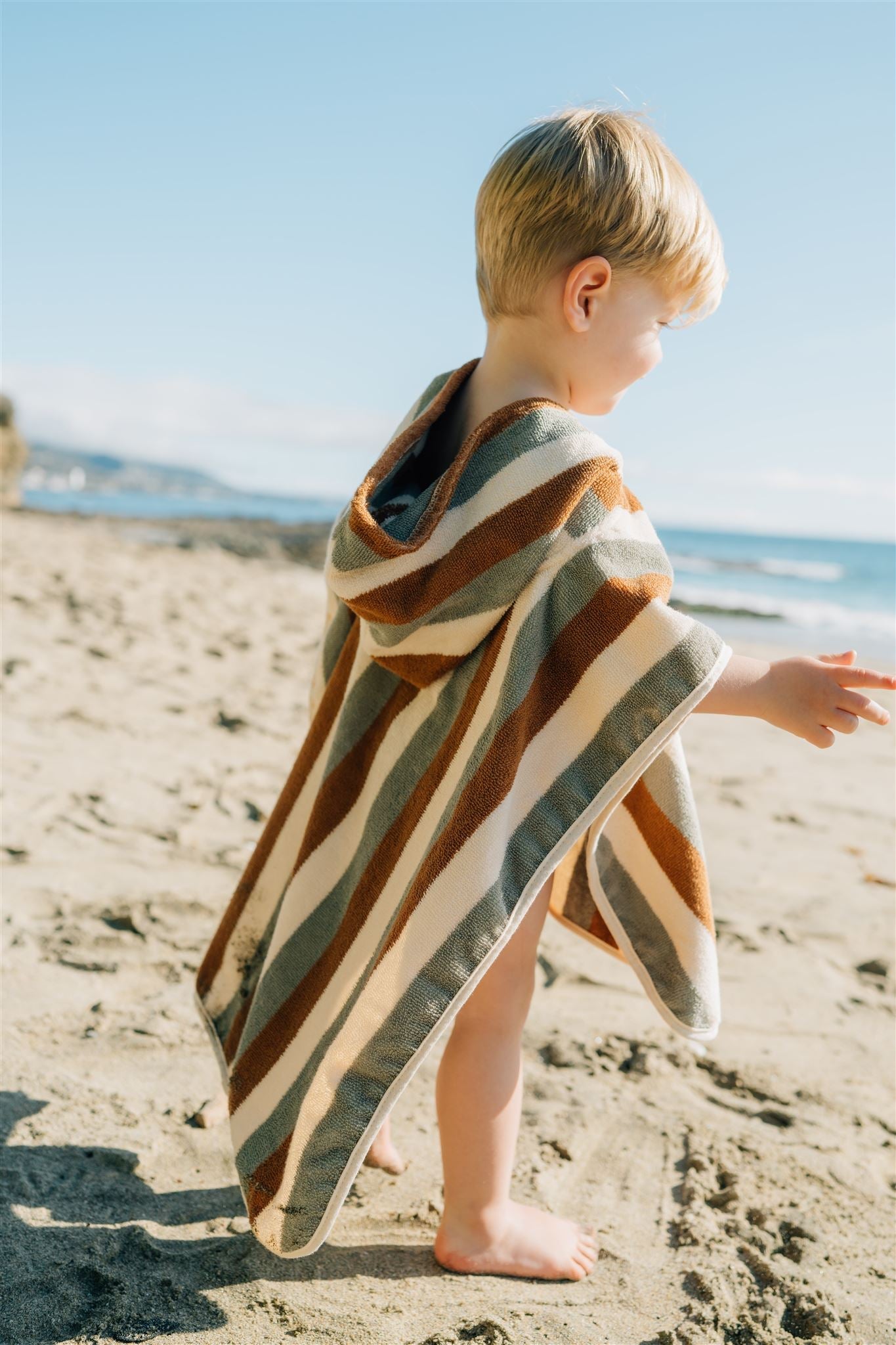 Sunset Organic Cotton Beach Poncho  Mebie Baby   