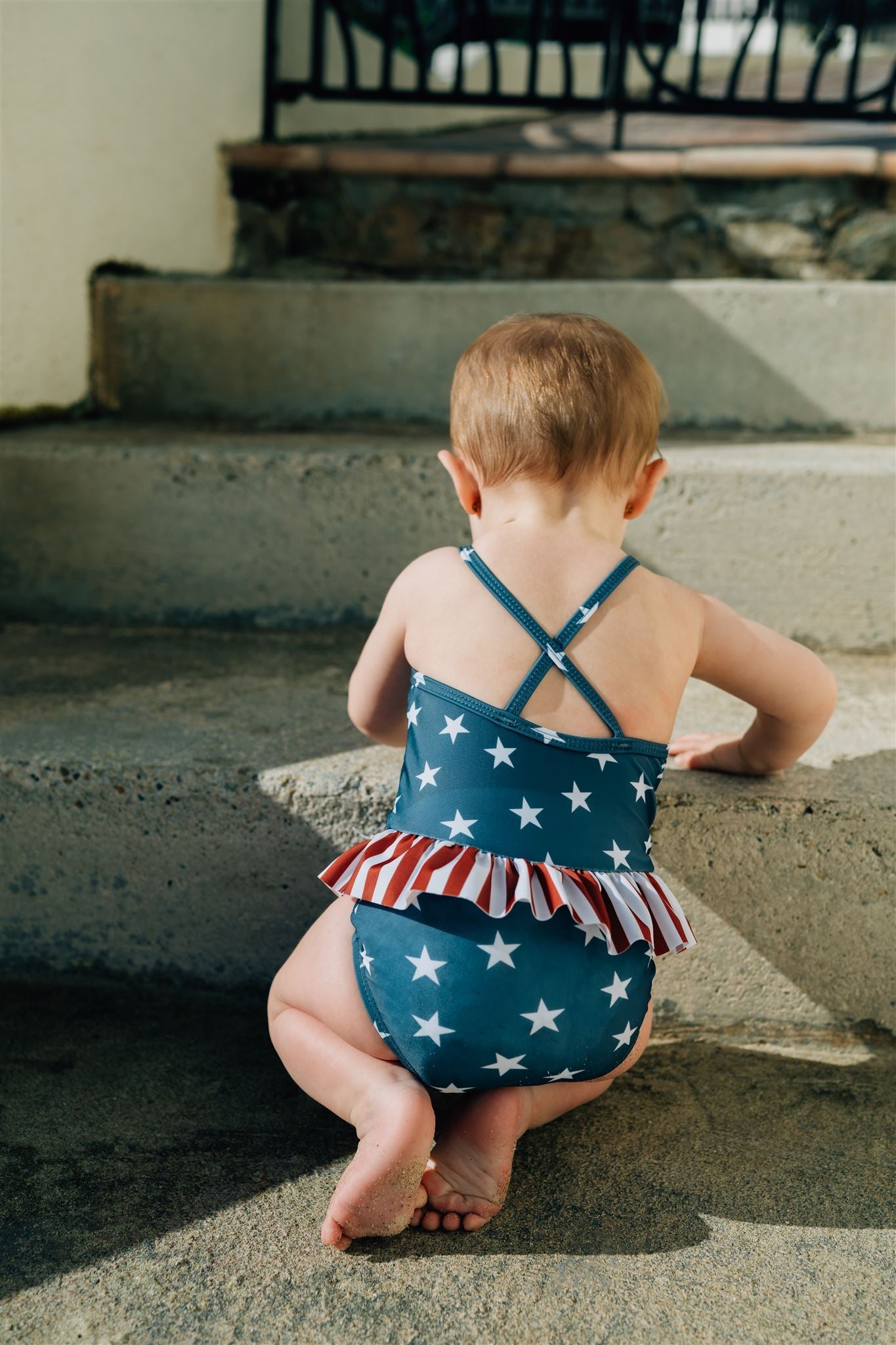 Stars + Stripes One Piece  Mebie Baby   